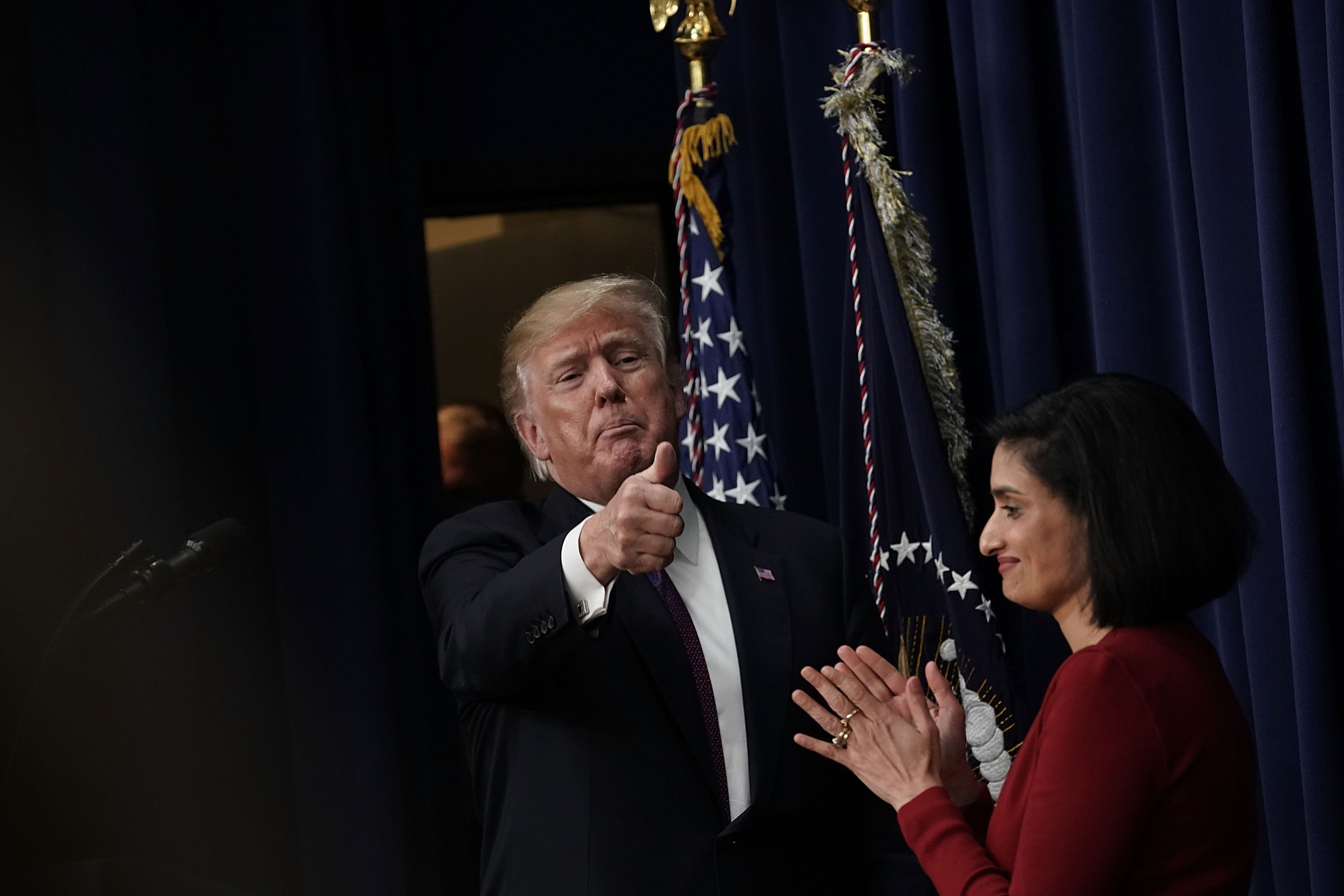 The Trump administration is poised to allow restrictive changes to the Medicaid program, including imposing strict work requirements in several states. (PHOTO CREDIT: Alex Wong/Getty Images)