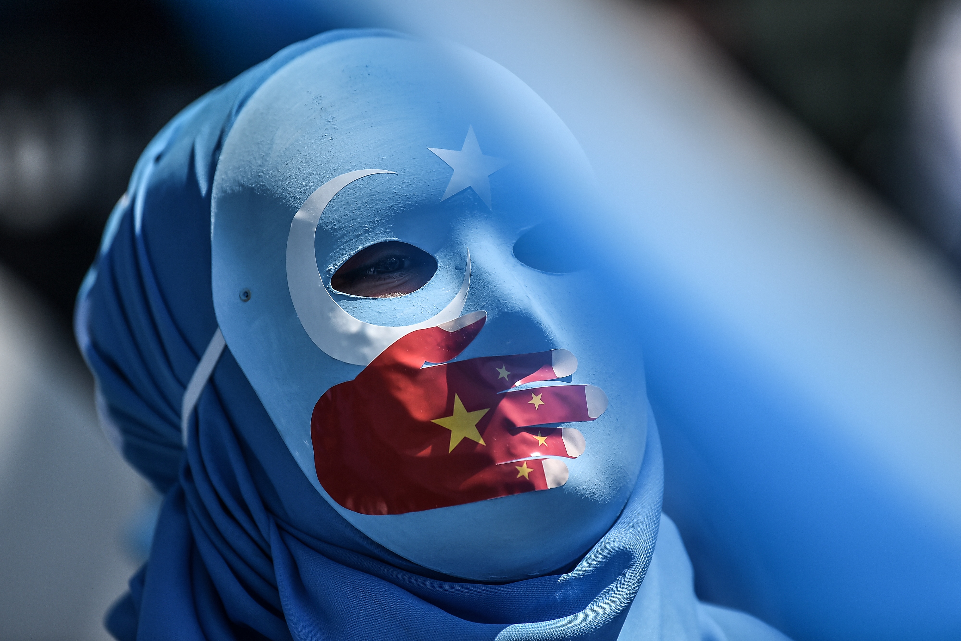A new bipartisan letter from the U.S. calling out China's concentration camps in Xinjiang appears to have touched a nerve. CREDIT: OZAN KOSE / GETTY