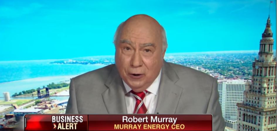 Murray Energy, headed by Robert Murray, reportedly is opposing a proposed offshore project in Lake Erie. CREDIT: Screenshot/Fox Business