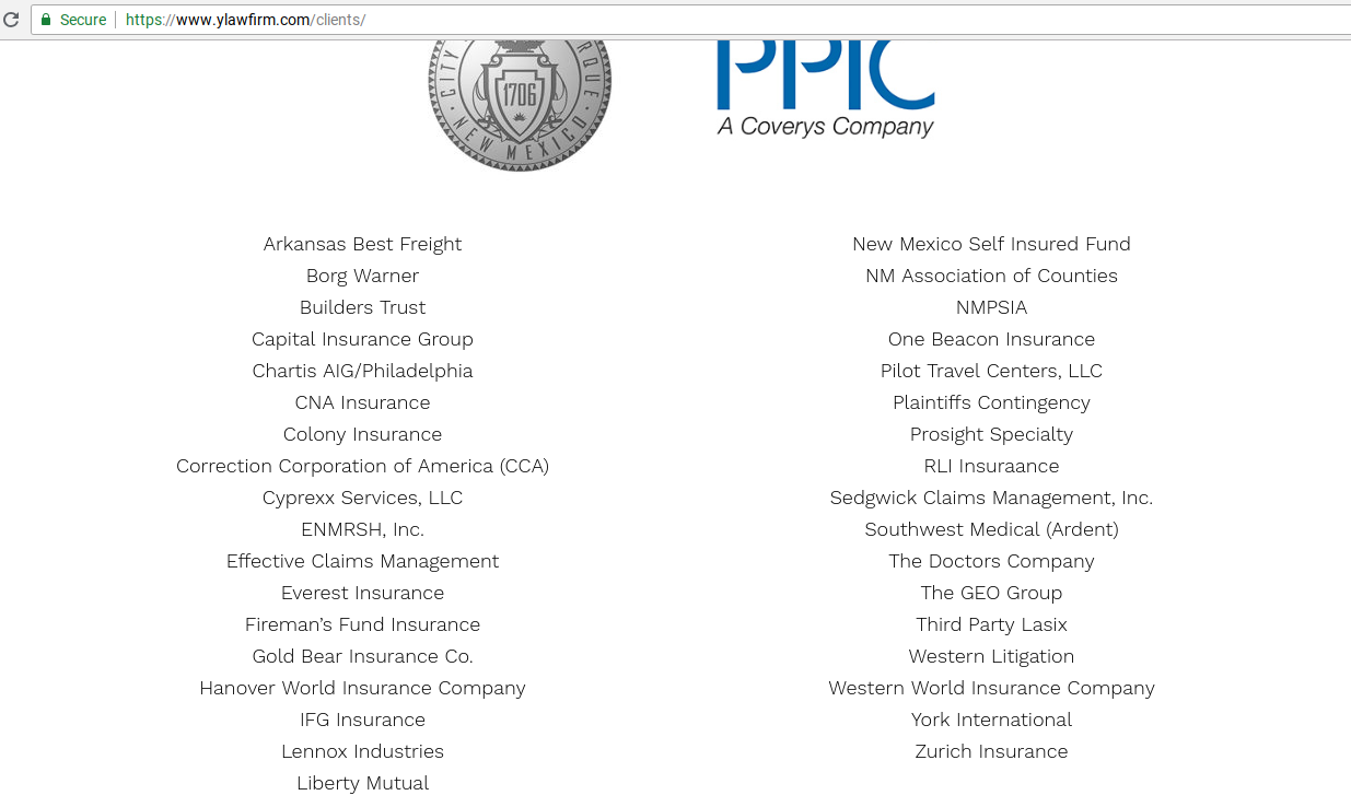 YLAW screenshot (August 14, 2018).