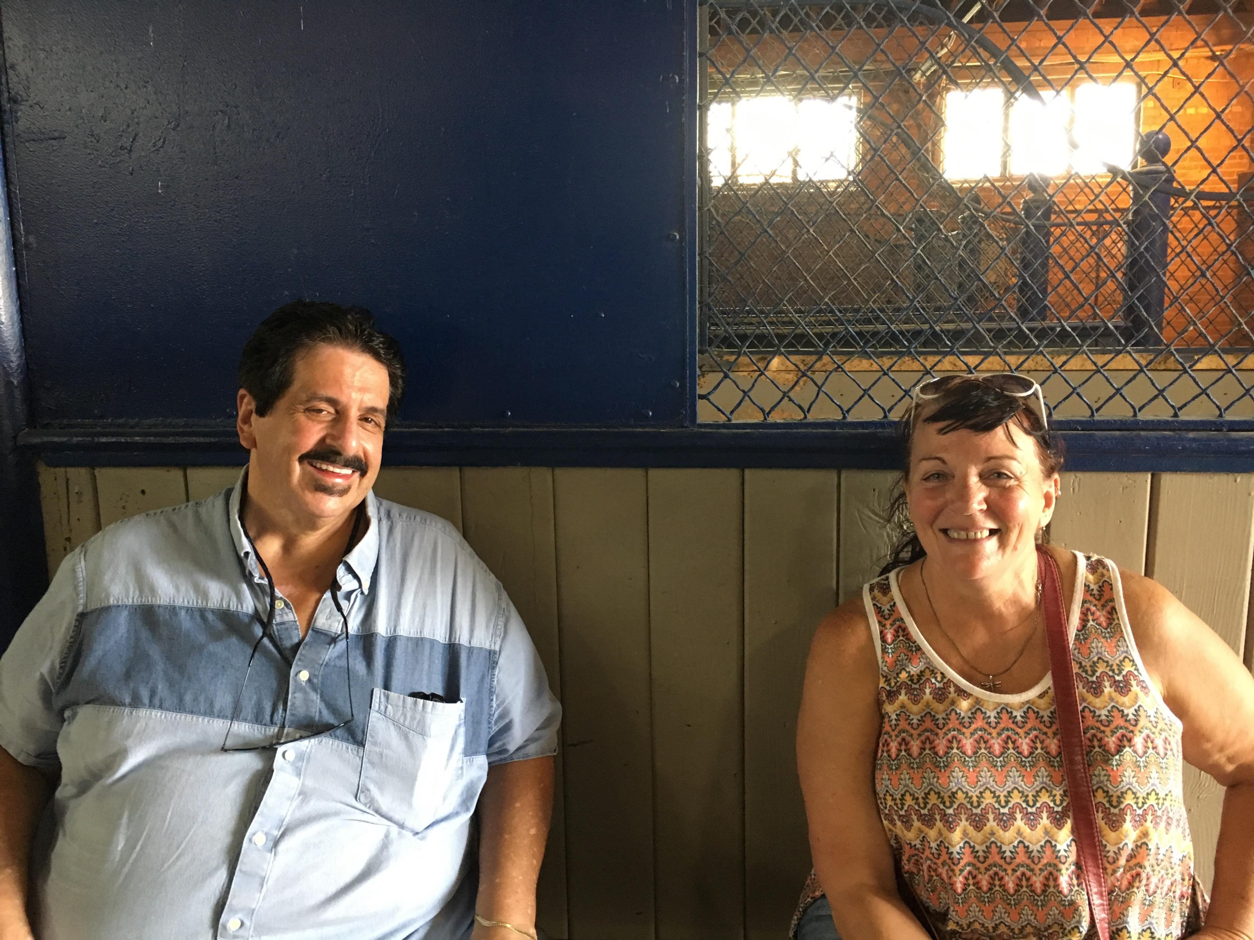 Al Berg from Seneca Falls and Holly from Palermo in the New York State Fair. (CREDIT: RYAN KORONOWSKI)