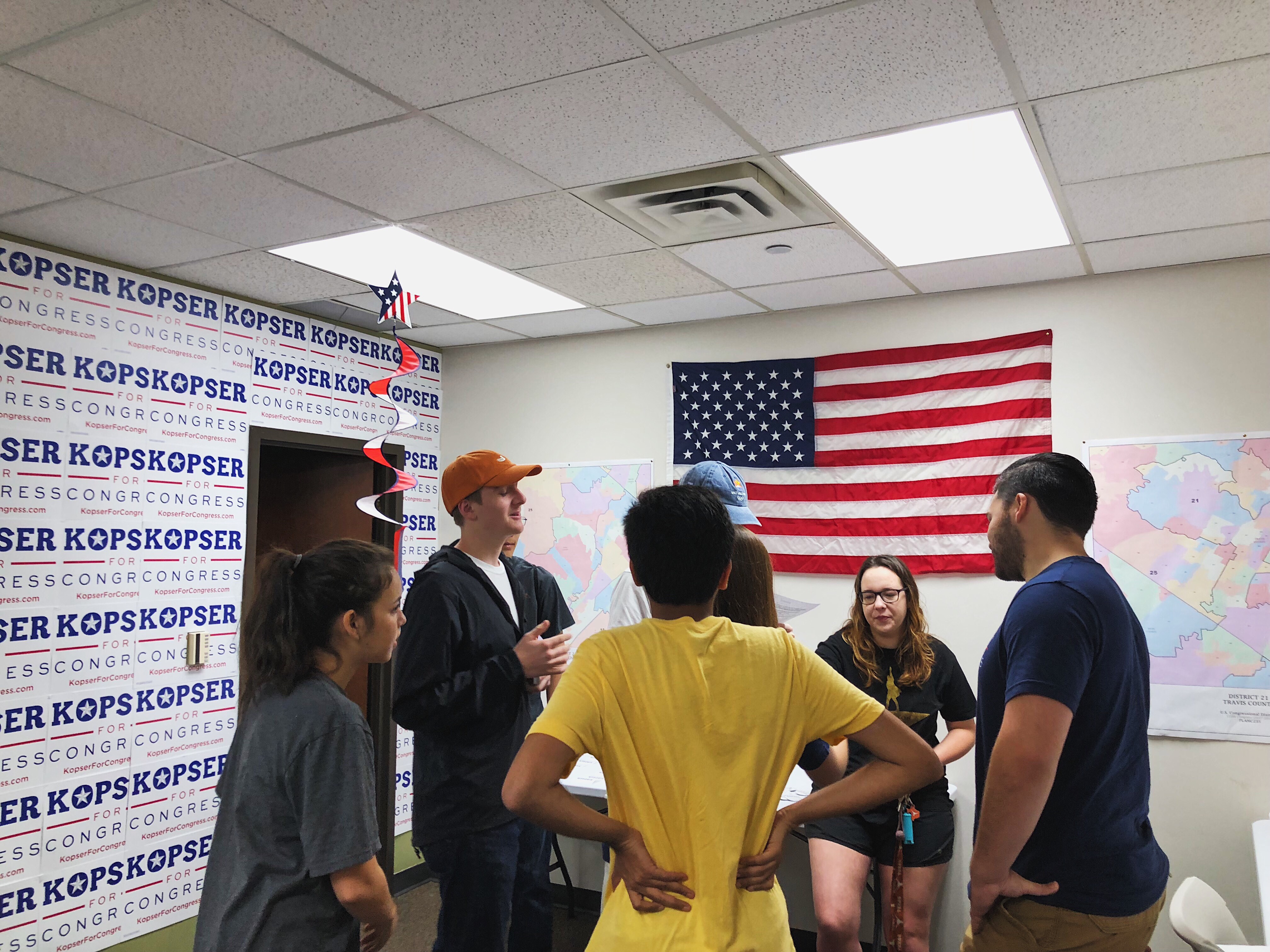 Students assemble for Kopser on a Sunday. CREDIT: E.A. Crunden