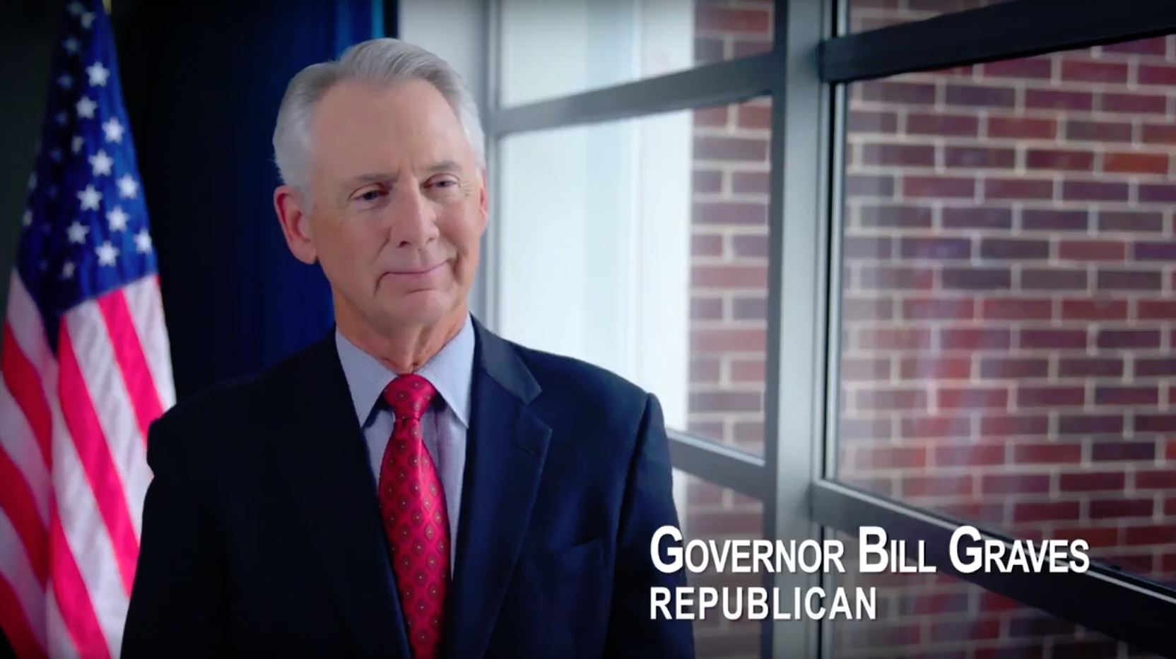 Former Gov. Bill Graves (K-KS) endorsing Democrat Laura Kelly.