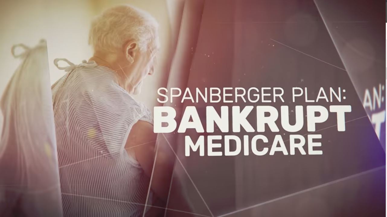 An ad for Rep. Dave Brat (R-VA) claims his Democratic opponent would "bankrupt Medicare."