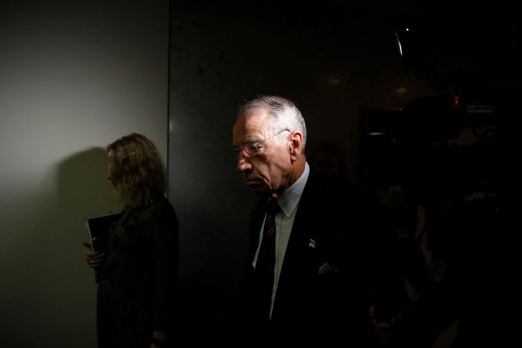 Dr. Christine Blasey Ford has accepted the Senate Judiciary Committee's offer to testify against Supreme Court nominee Brett Kavanaugh on Wednesday, her lawyers said Saturday, ahead of an arbitrary response deadline imposed by Sen. Chuck Grassley (R-IA) chairman of that committee. (Photo credit: Aaron P. Bernstein/Getty Images)