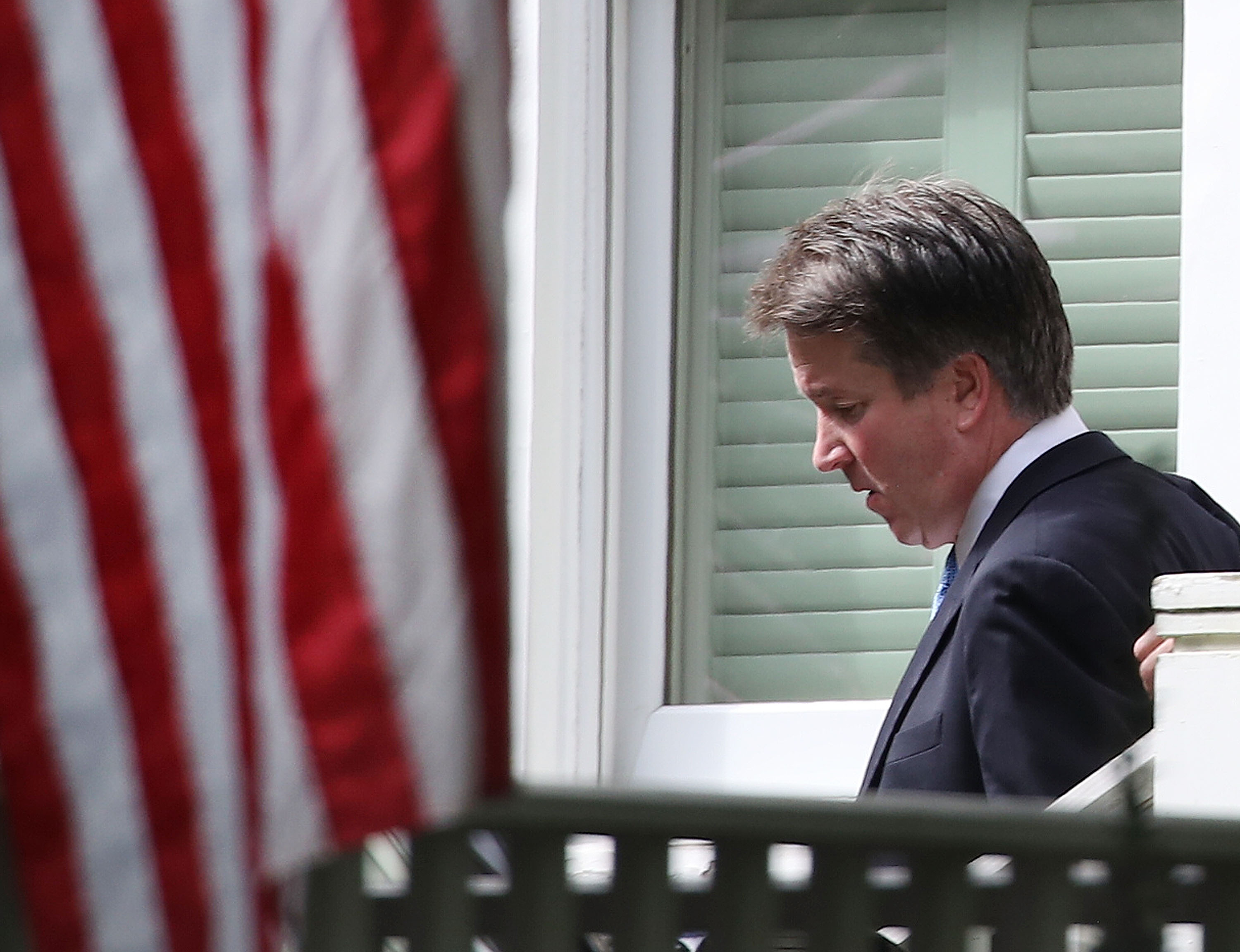 Extreme right voices have continued to push their support for Supreme Court nominee Brett Kavanaugh, no matter what. CREDIT: MARK WILSON / GETTY