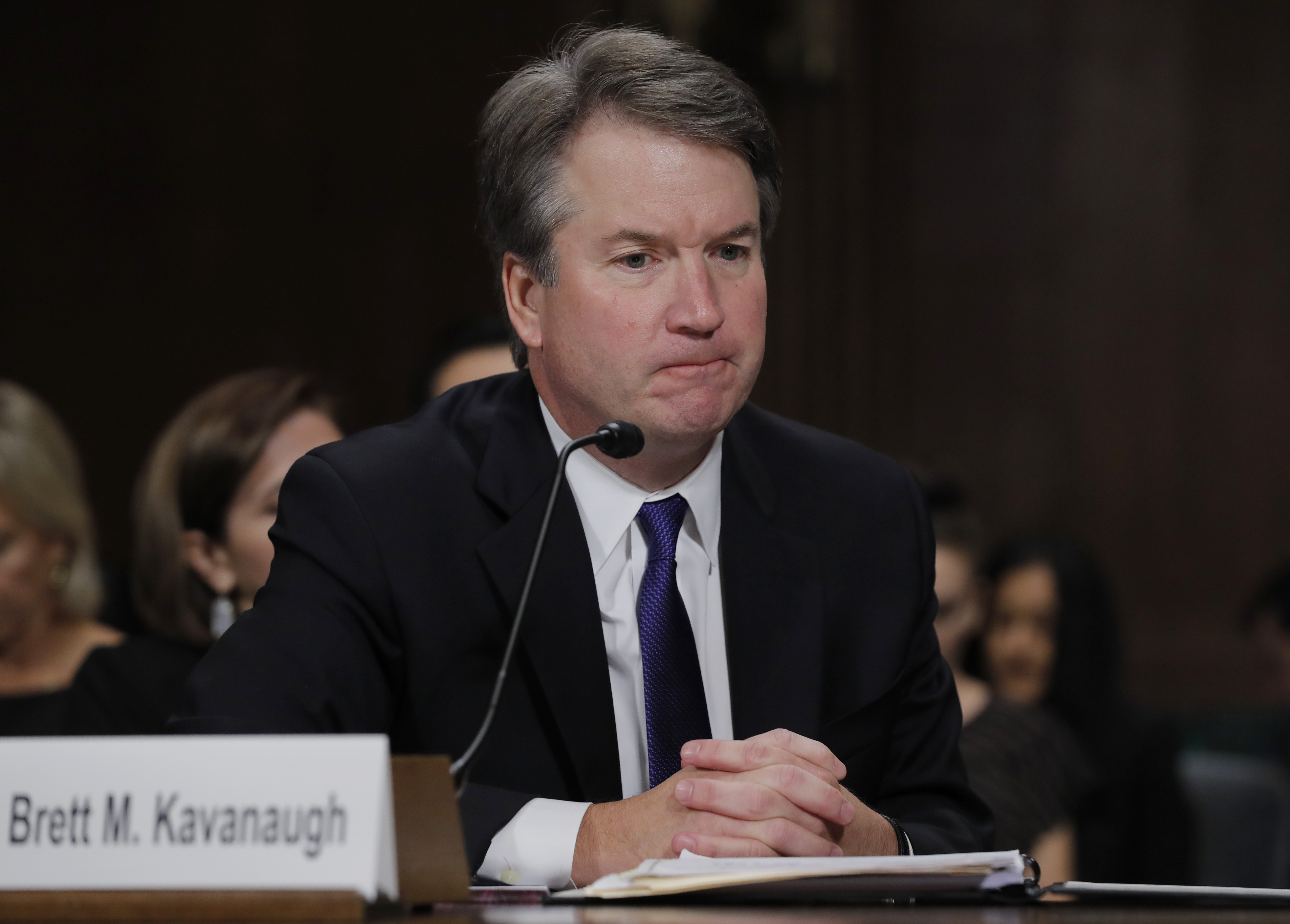 Supreme Court nominee Brett Kavanaugh testified before the Senate Judiciary Committee Thursday, where he failed to answer several key questions posed by Democrats. (Photo credit: Jim Bourg-Pool/Getty Images)