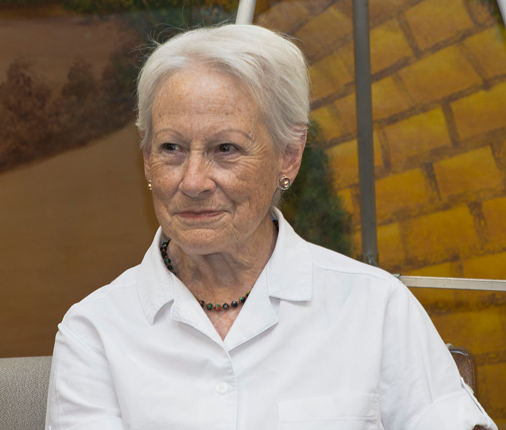 Former Sen. Nancy Kassebaum (R-KS) at the 2015 Kansas Sate Fair .