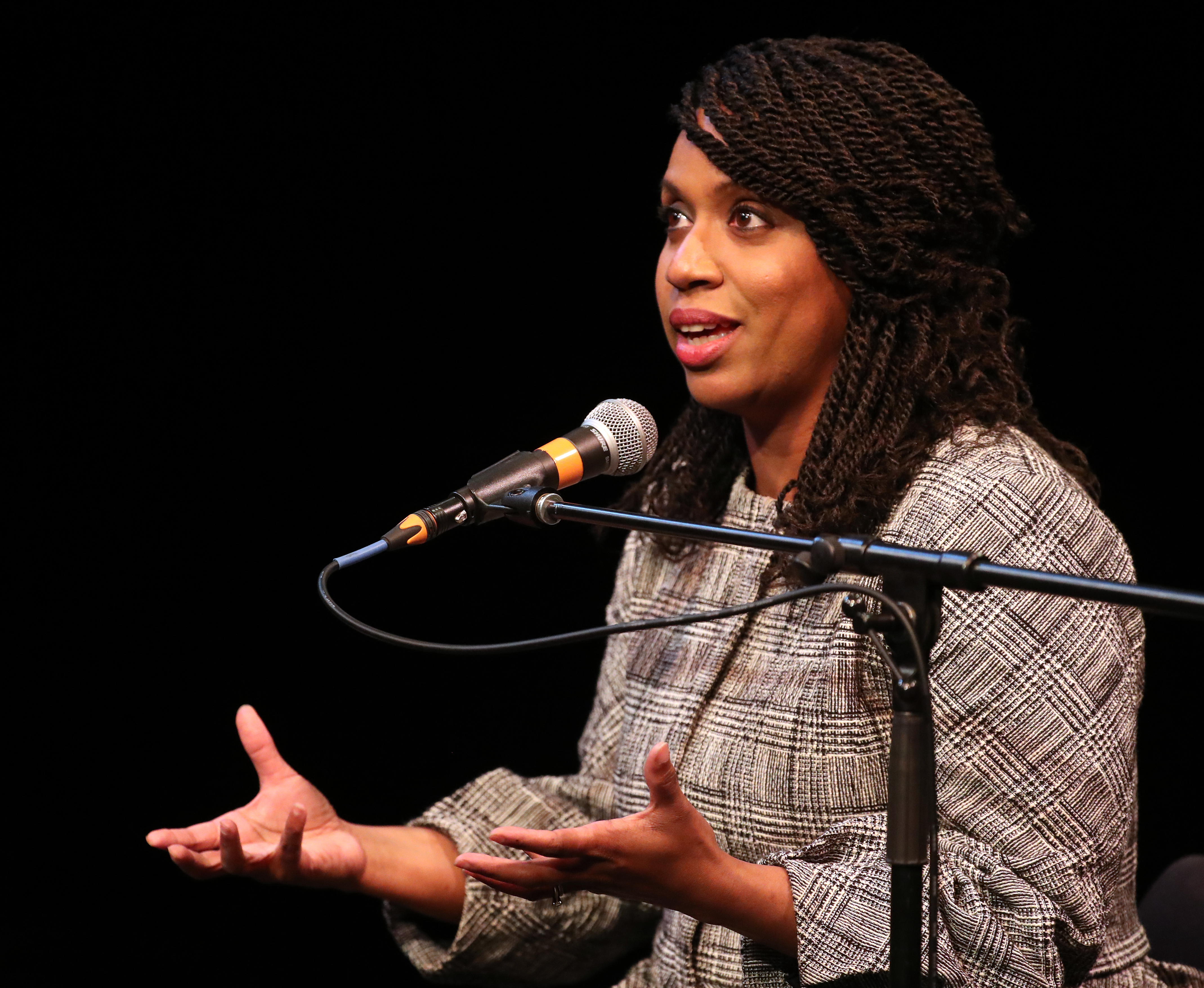 Ayanna Pressley could be the next progressive upset of a long-time incumbent Democrat in Massachusetts. CREDIT: Matthew J. Lee/The Boston Globe via Getty Images