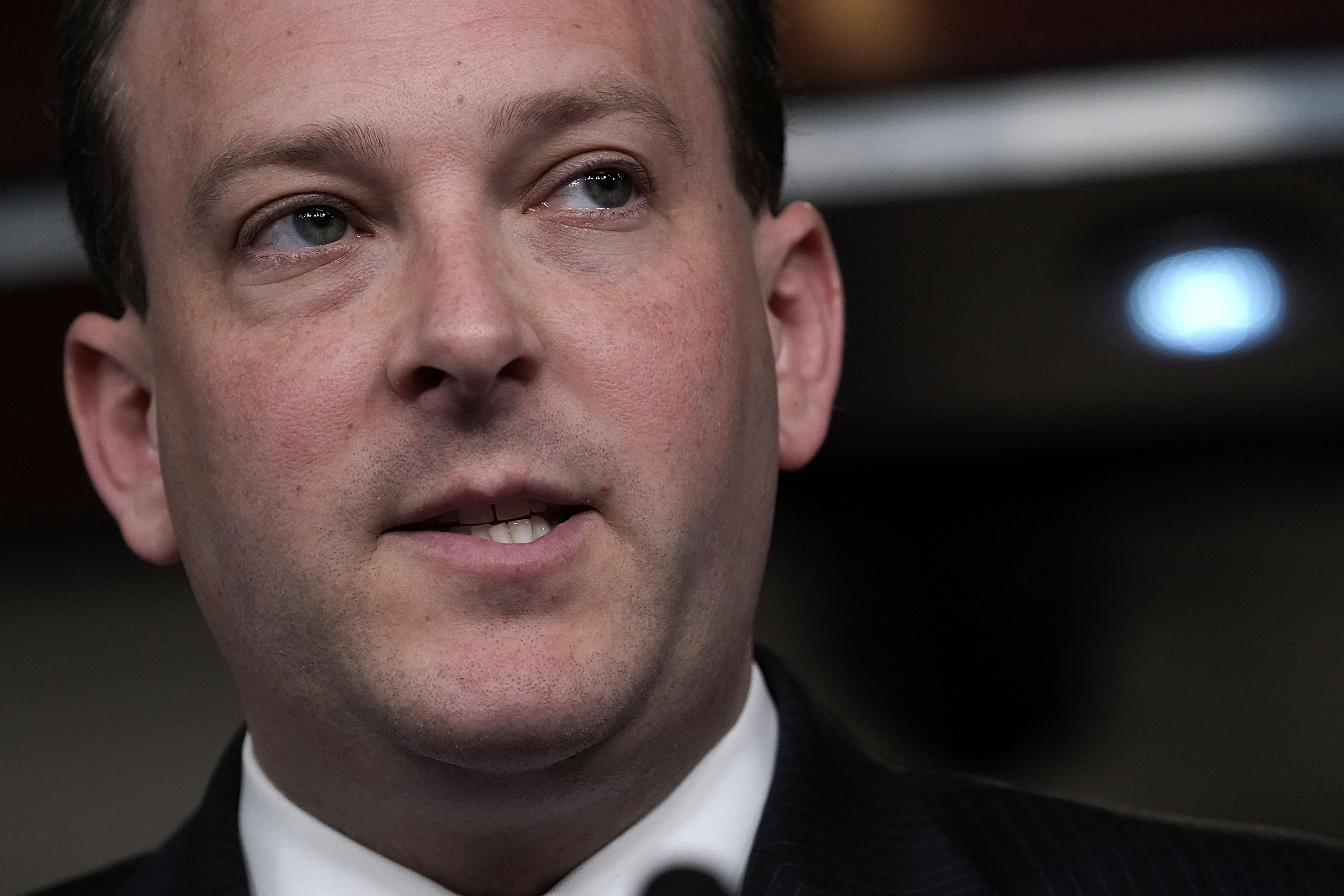 Rep. Lee Zeldin wants to use a dead soldier to sell shoes. (Photo Credit: Alex Wong/Getty Images)