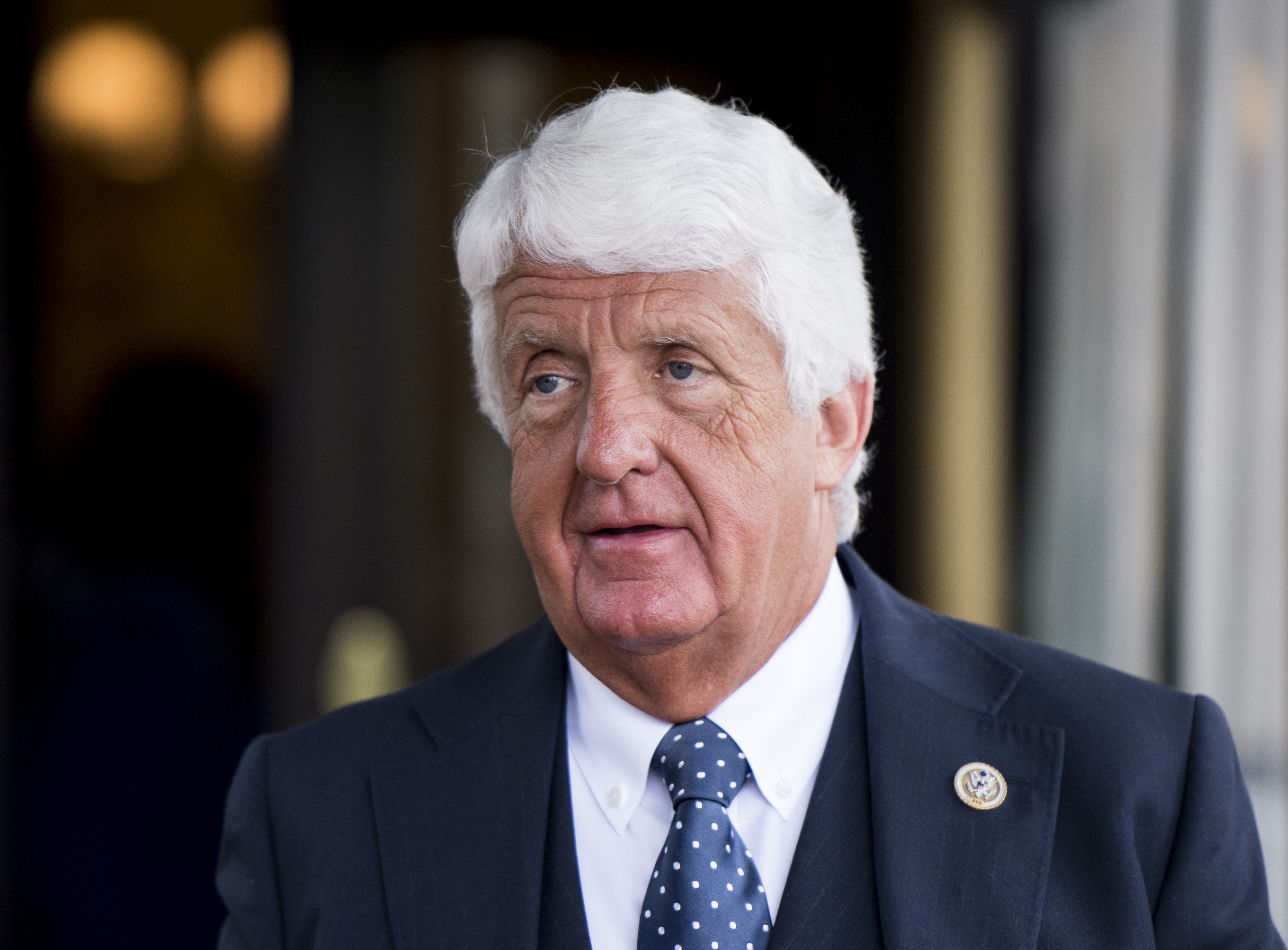 Rep. Rob Bishop (R-UT) leaves the House Republican meeting on Capital Hill on Wednesday, May 16, 2018. CREDIT: Bill Clark/CQ Roll Call