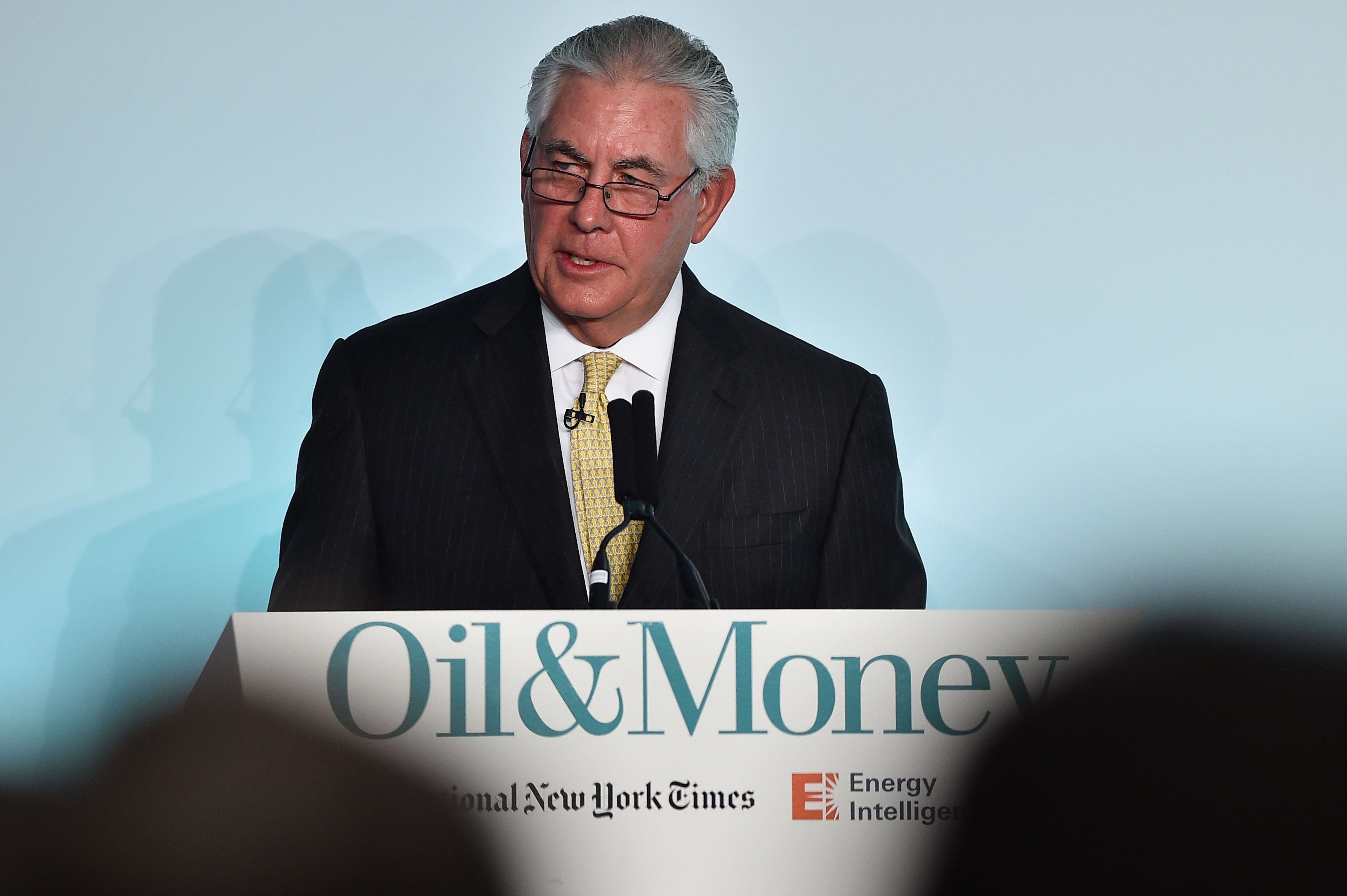 Former Exxon Mobil CEO Rex Tillerson briefly served as Secretary of State in the Trump administration. CREDIT: BEN STANSALL/AFP/Getty Images