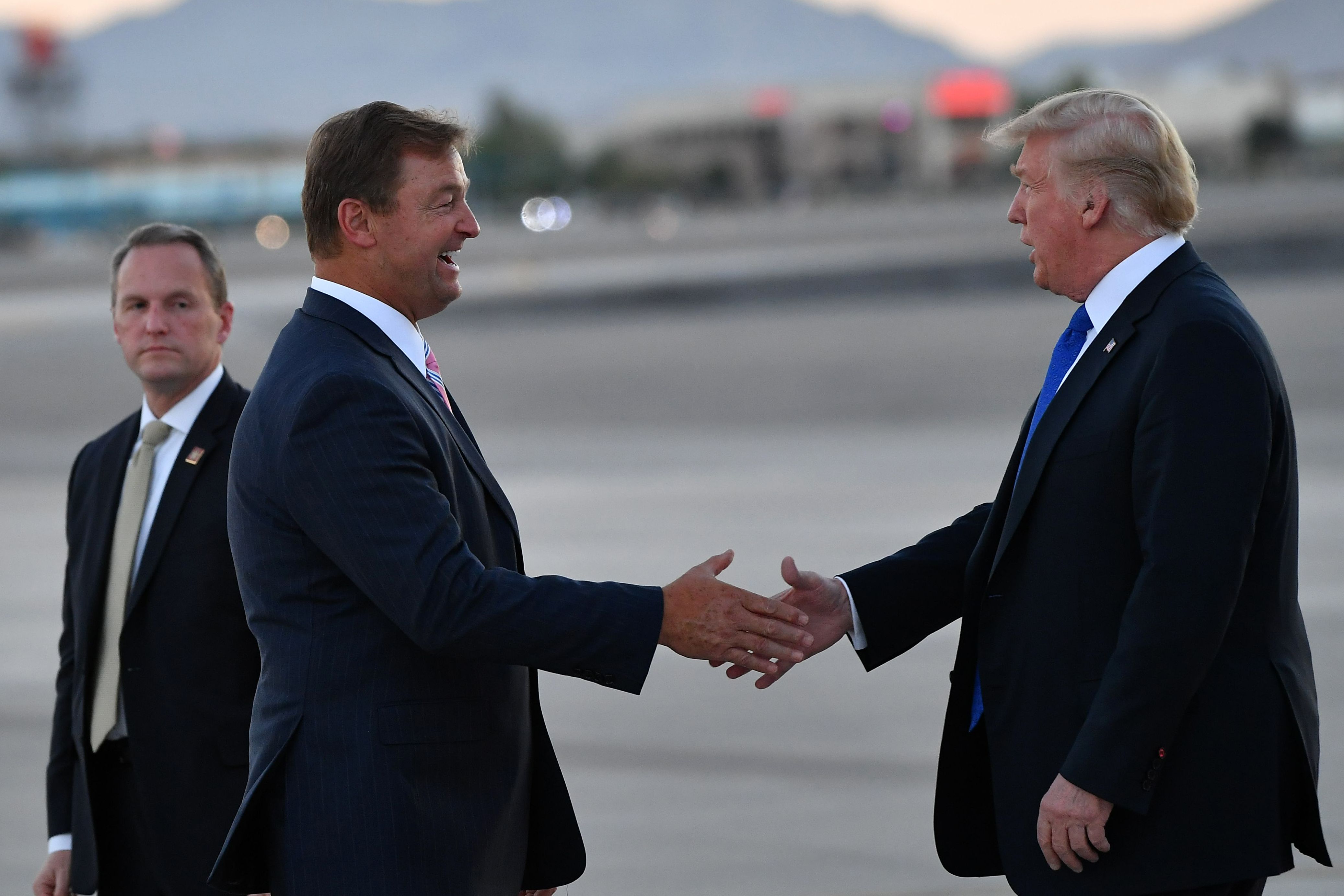 Trump and Heller on September 20. (CREDIT: Gett images)