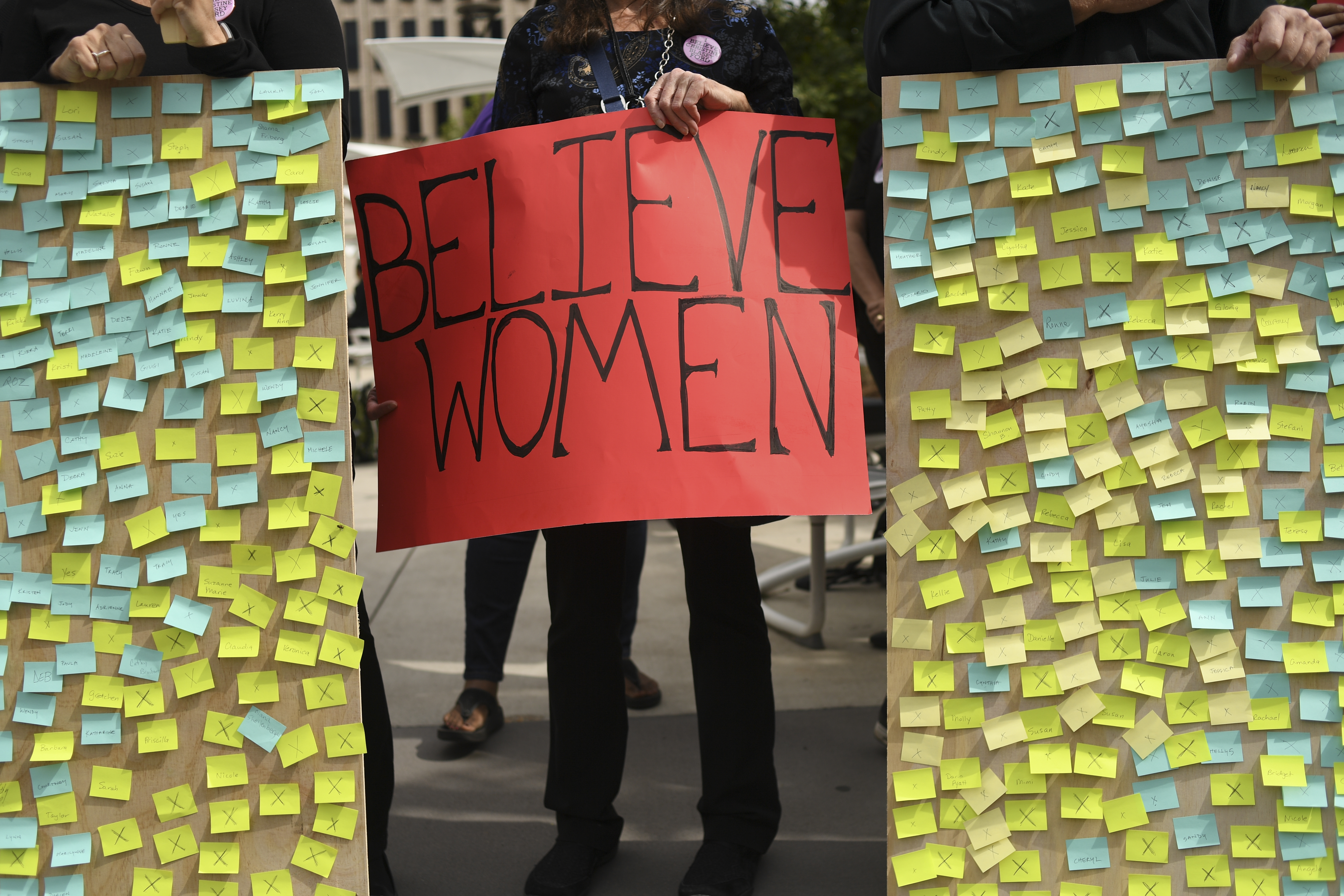 Kavanaugh accuser Deborah Ramirez reacted to his likely confirmation Saturday. (CREDIT: RJ Sangosti/The Denver Post via Getty Images)