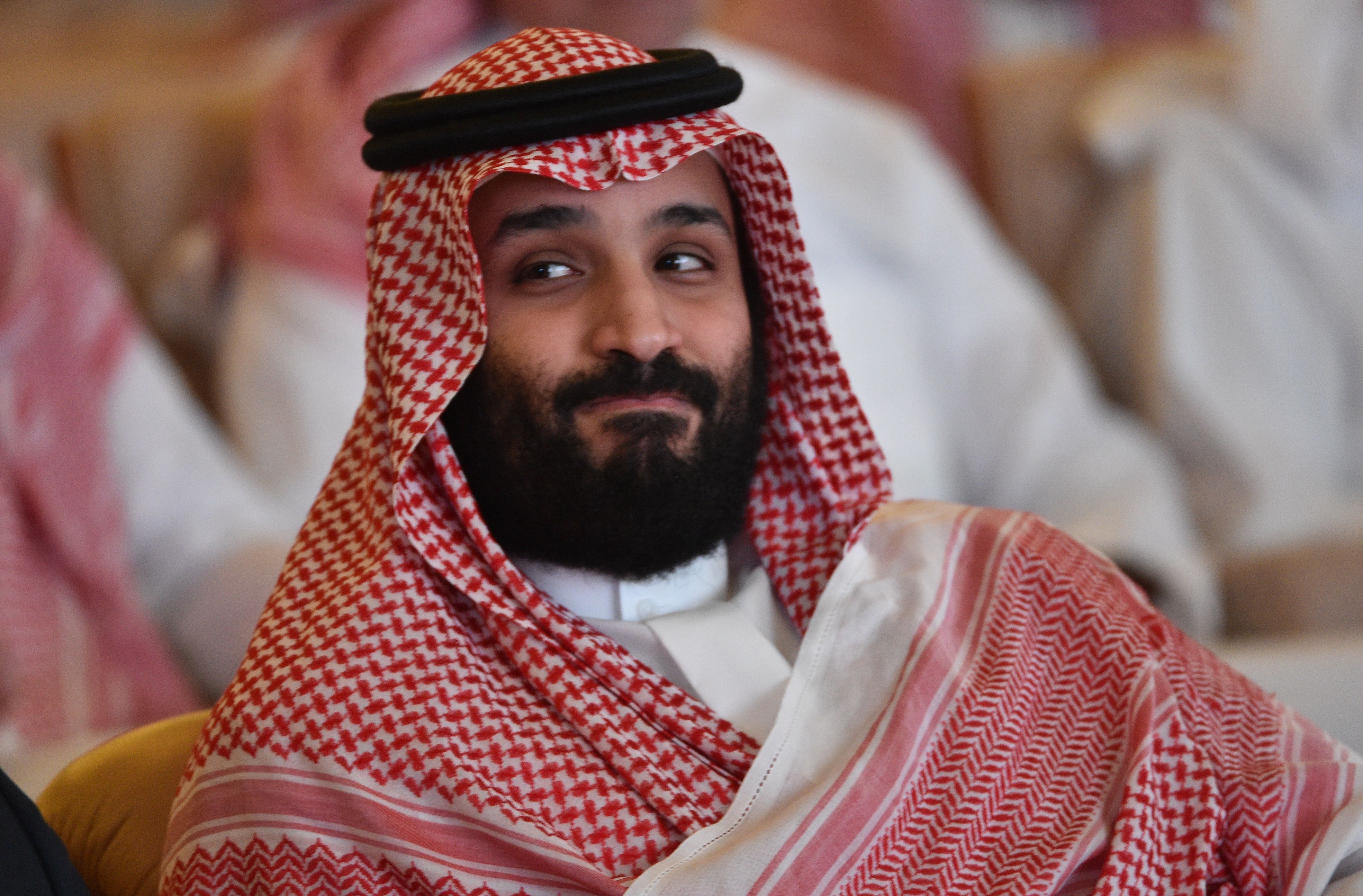 Saudi Crown Prince Mohammed bin Salman attends the Future Investment Initiative conference in the Saudi capital Riyadh on October 23, 2018. CREDIT: Fayez Nureldine/AFP/Getty Images.