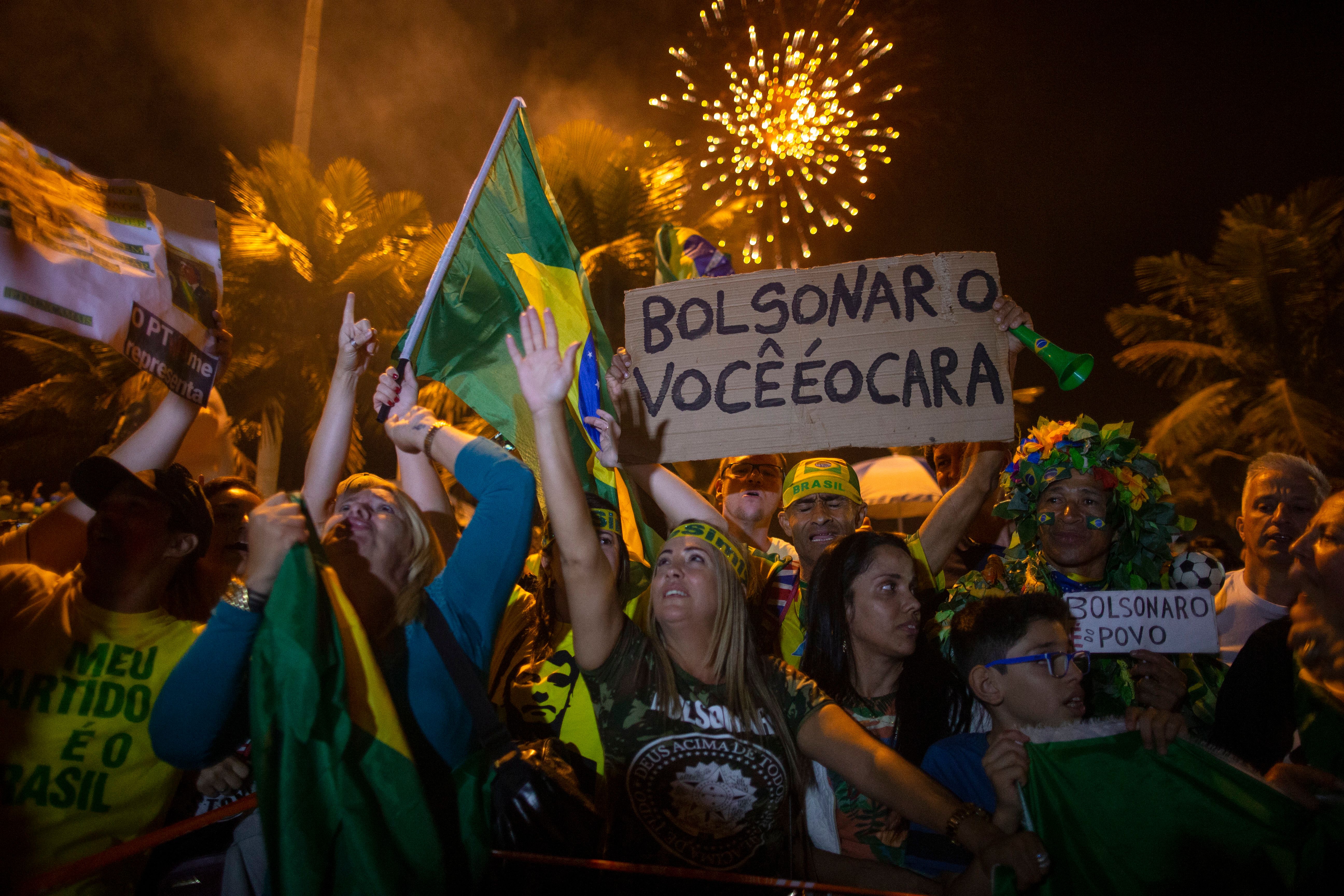 Far-right presidential candidate Jair Bolsonaro
received a substantial portion of support from groups he has viciously mocked and insulted. A look at the corruption scandal that preceded that victory puts things into perspective. (Photo credit: MAURO PIMENTEL/AFP/Getty Images)
