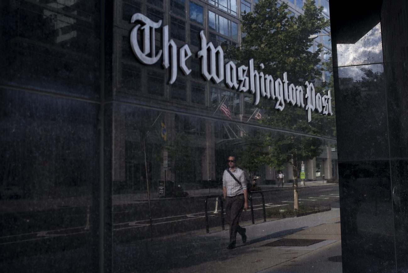 The Washington Post building in Washington, D.C.