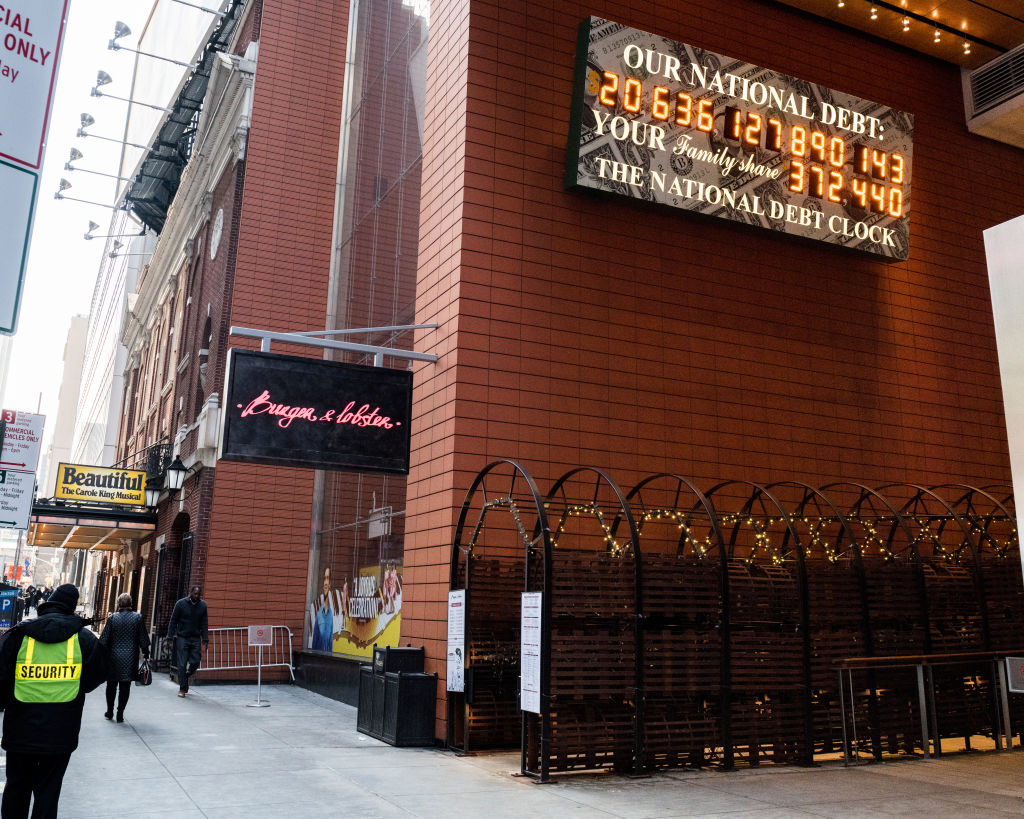 The National Debt Clock in New York City