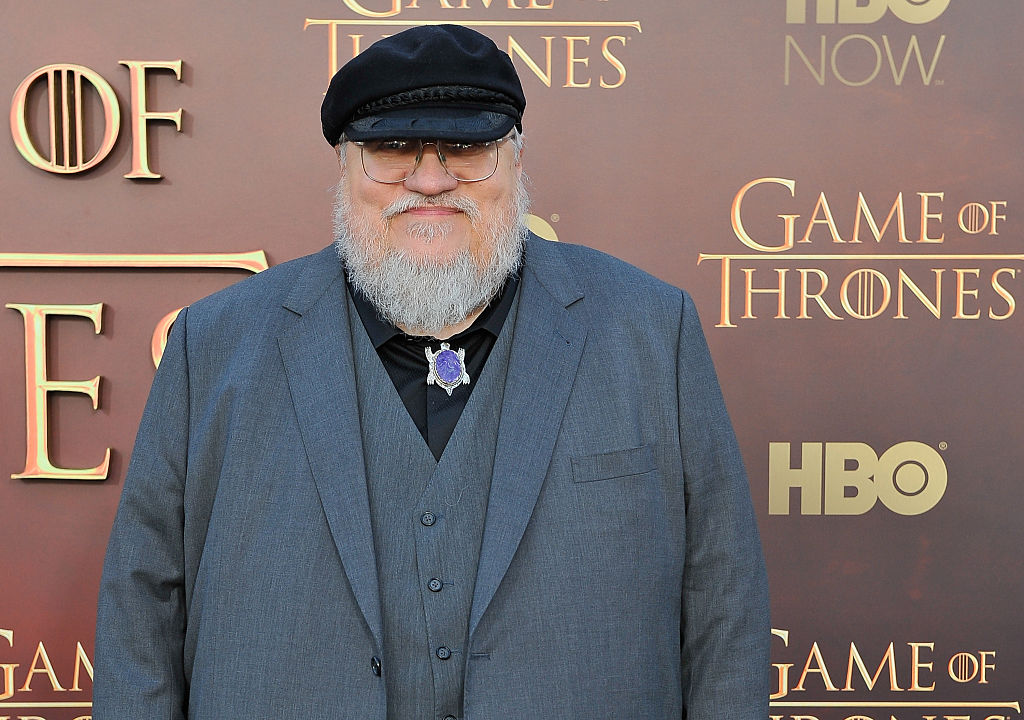 George R.R. Martin Writer/Co-Executive Producer attends HBO's "Game Of Thrones" Season 5 San Francisco Premiere, March 23, 2015. CREDIT: Steve Jennings/WireImage