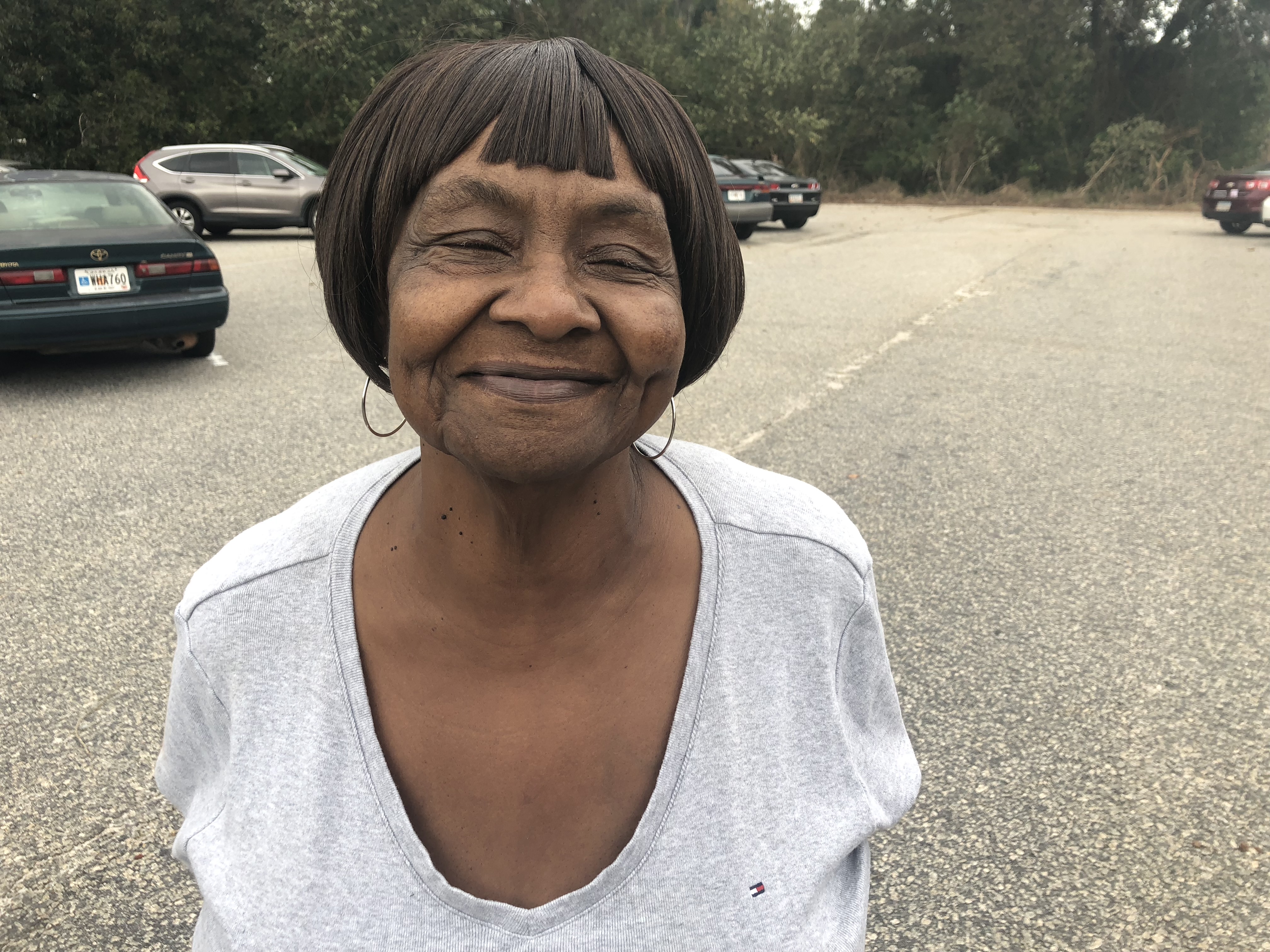 Bernice Hunley said she voted immediately after she was told to get off the bus. CREDIT: Kira Lerner
