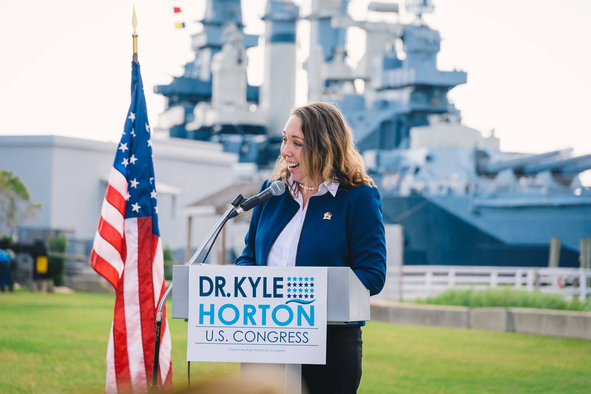 Dr. Kyle Horton campaigns for the 7th congressional district seat in North Carolina. CREDIT: Campaign of Kyle Horton