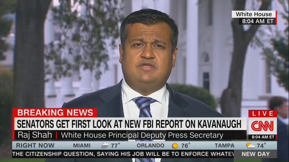 White House Principal Deputy Press Secretary Raj Shah on CNN