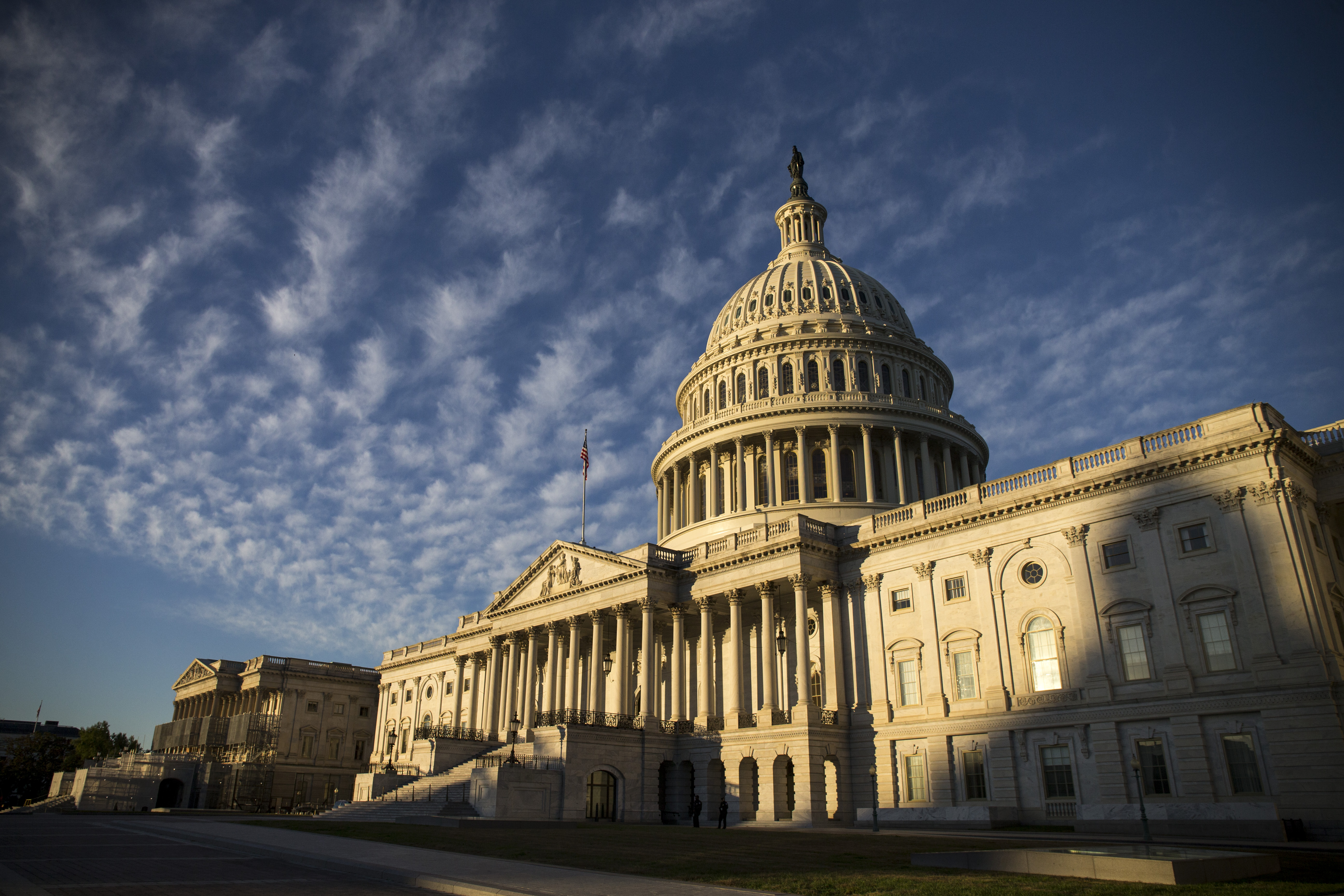 The U.S. Capitol building, pictured on November 7, 2018, a day after the Democrats took back the House of Representatives. CREDIT: Zach Gibson/Getty Images