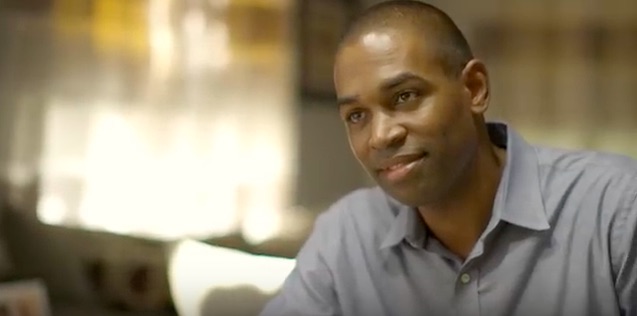 Antonio Delgado in a screengrab from a campaign ad. (Antonio Delgado/YouTube).