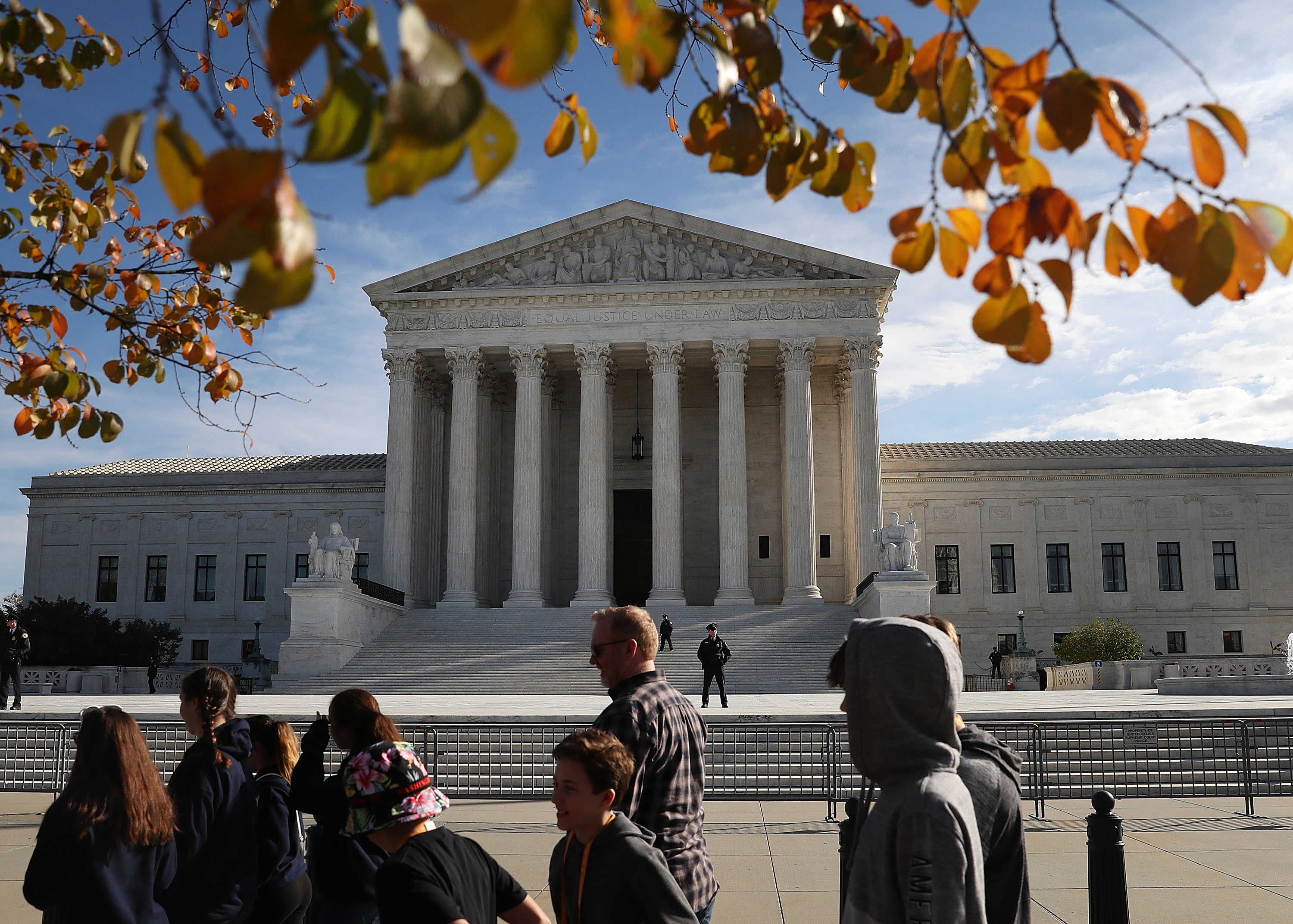 WASHINGTON, DC - NOVEMBER 08: President Trump wants the U.S. Supreme Court to rule on his proposed ban against transgender people serving in the US military. CREDIT: Mark Wilson/Getty Images