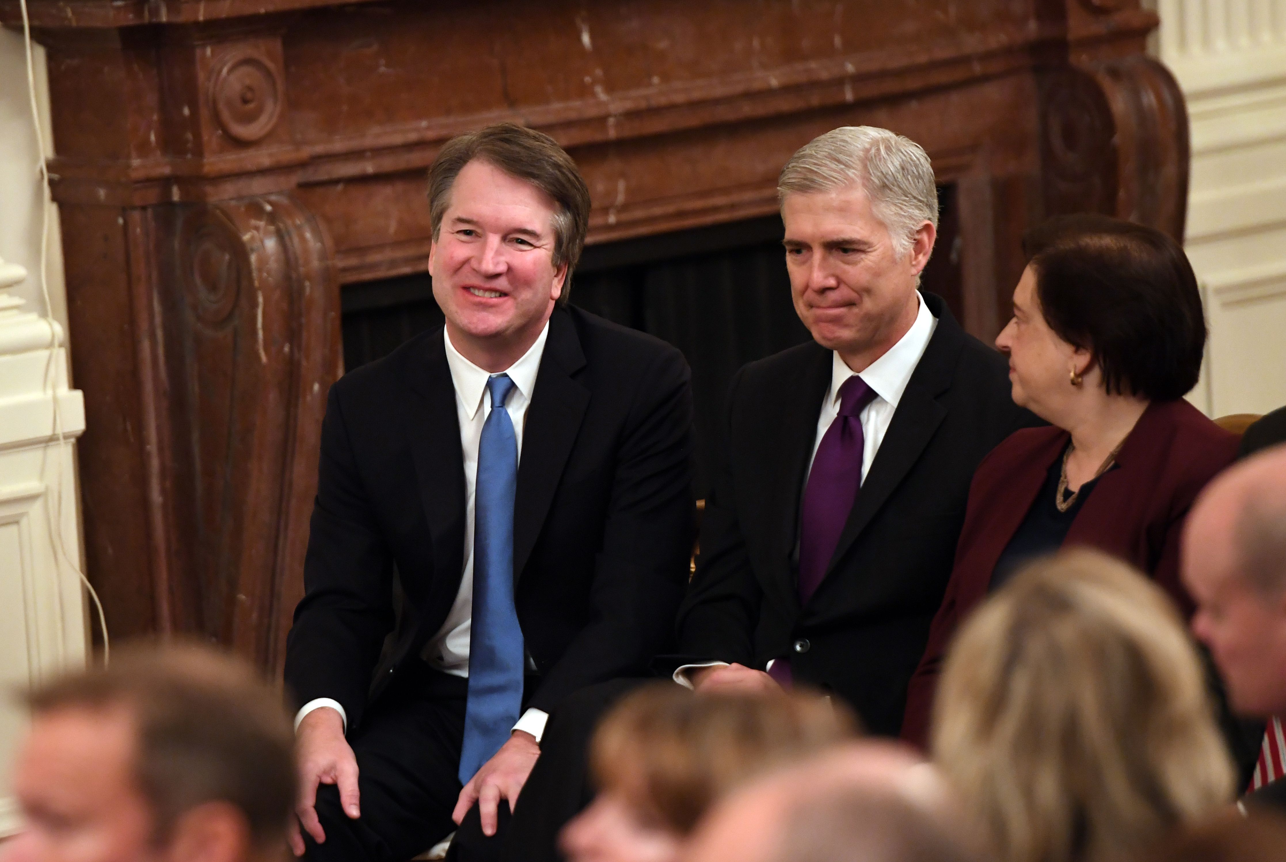 Justices Kavanaugh and Gorsuch have the opportunity to drastically set back LGBTQ equality this year. (PHOTO CREDIT: SAUL LOEB/AFP/Getty Images)