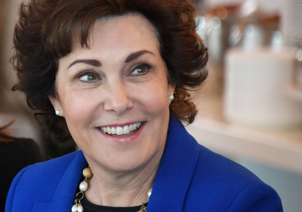 Jacky Rosen campaigns in Las Vegas, Nevada on November 2, 2018. (Ethan Miller/Getty Images)