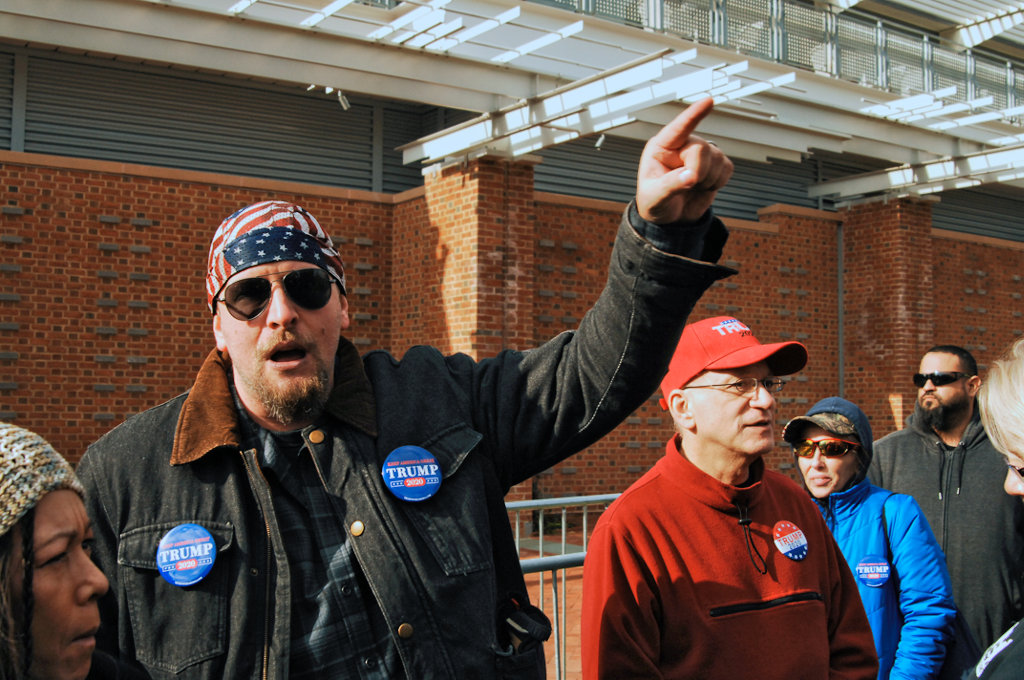 The FBI began identifying the Proud Boys as a white nationalist "extremist group" this year, according to an Internal Affairs filing made public recently. (PHOTO CREDIT: Cory Clark/NurPhoto via Getty Images)