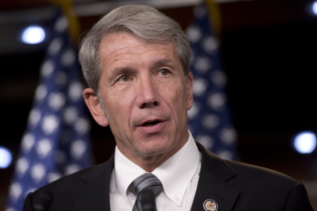 Kurt Schrader at a news conference on Capitol Hill on November 15, 2012. (Tom Williams/CQ Roll Call)