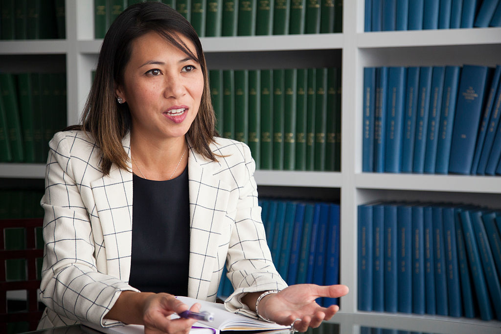 Stephanie Murphy is interviewed on September 23, 2016. (Thomas McKinless/CQ Roll Call)