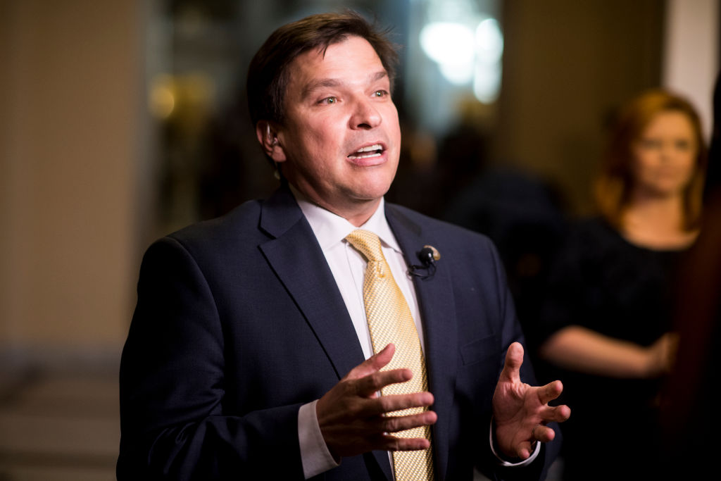 Vicente González is interviewed on Capitol Hill on March 16, 2017. (Bill Clark/CQ Roll Call)