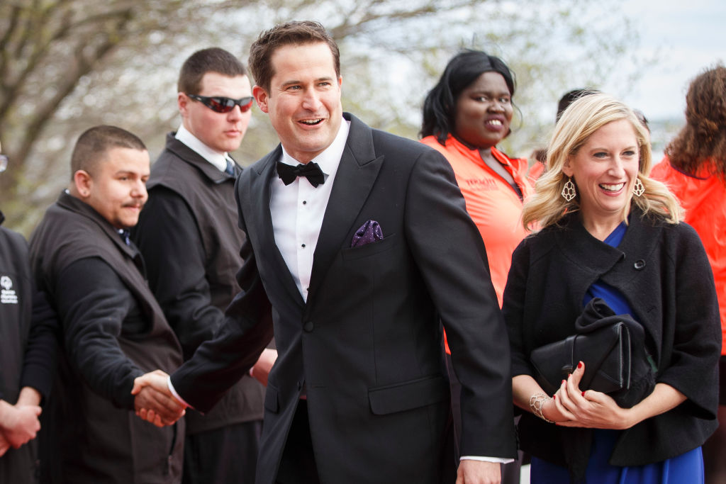 Seth Moulton at the John F. Kennedy Presidential Library and Museum in Boston, Massachusetts on May 7, 2017. (Keith Bedford/The Boston Globe via Getty Images)