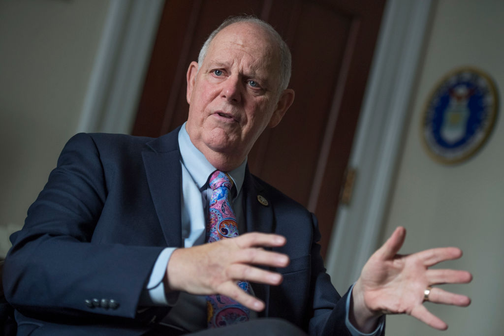 Tom O'Halleran is interviewed on Capitol Hill on July 18, 2017. (Tom Williams/CQ Roll Call)