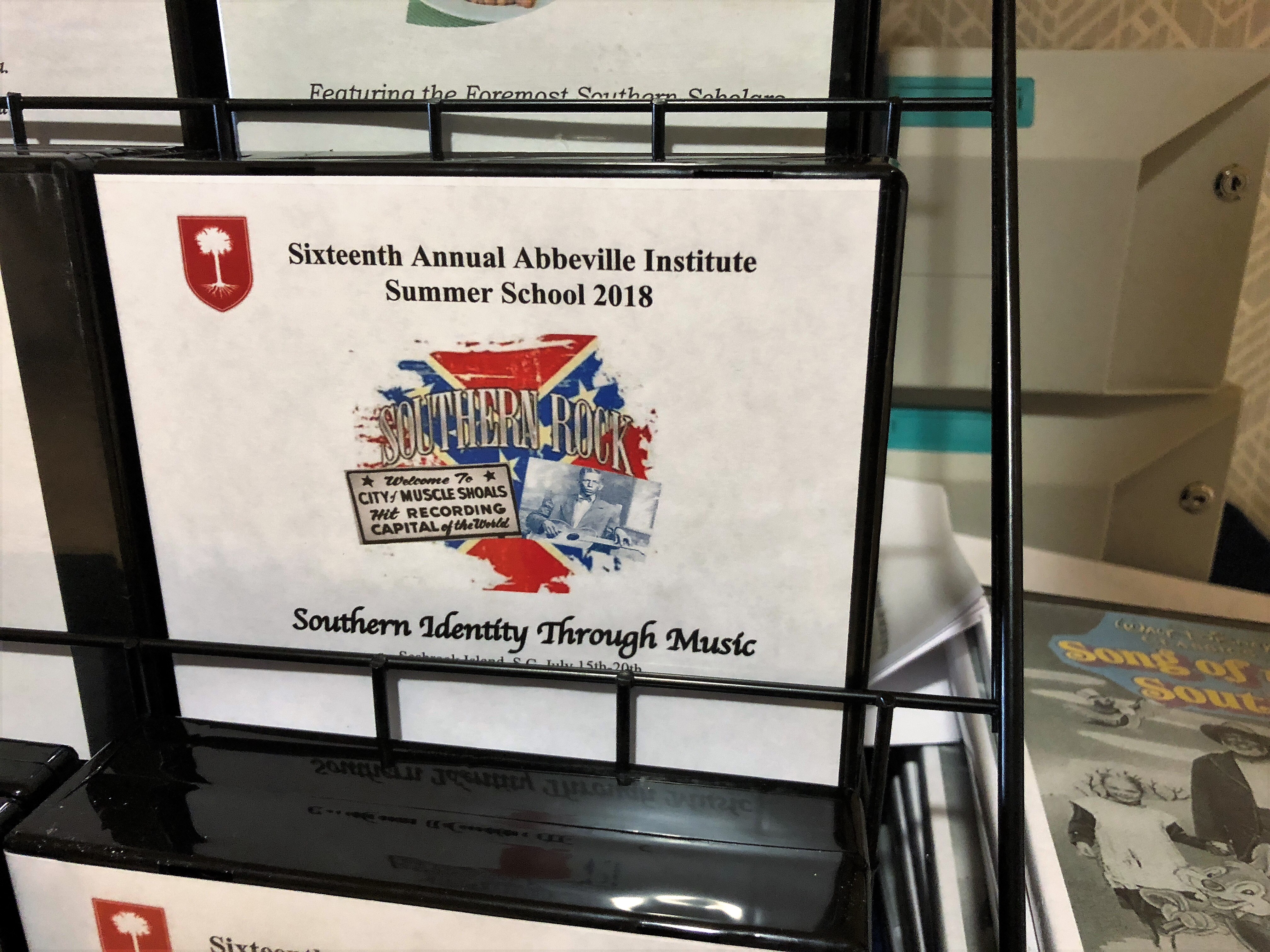 Saturday's secession conference wasn't just for like-minded white nationalists, but also for those trying to make a quick buck or two by selling CDs. CREDIT: CASEY MICHEL