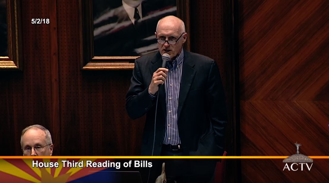 Arizona state Rep. Russell "Rusty" Bowers on the House floor.