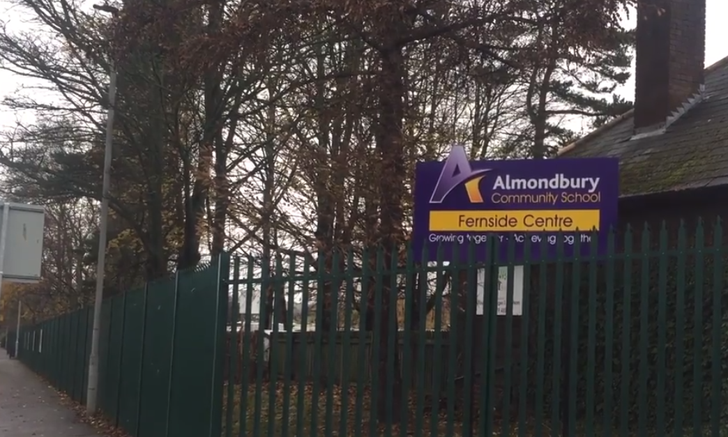 The school in Huddersfield, England, where the incident took place (Credit: Screengrab/The Independent)