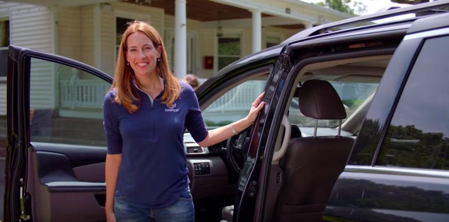 Mikie Sherrill in a screengrab from a campaign ad. (Mikie Sherrill for Congress/YouTube)