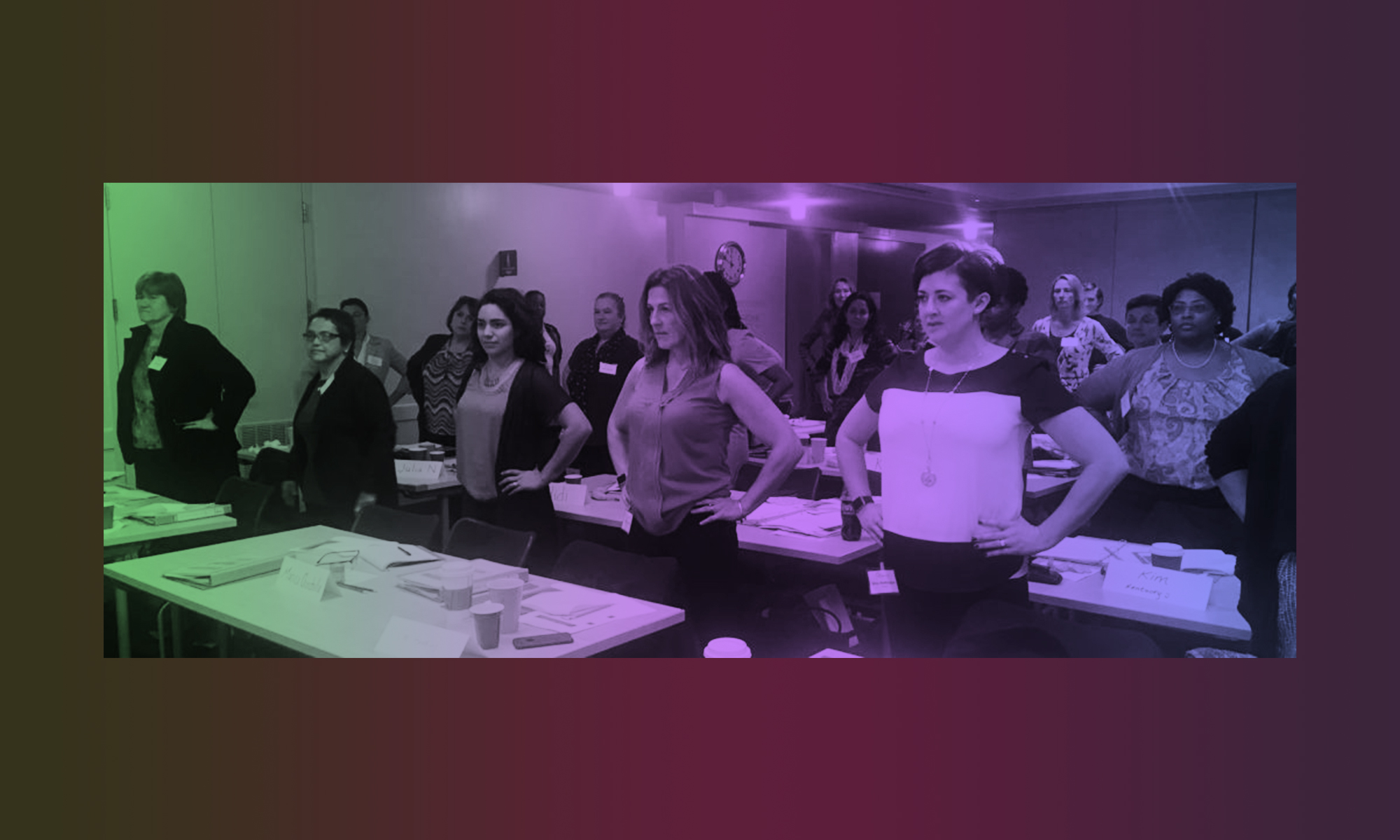 Prospective women candidates attend an Emerge America boot camp. CREDIT: Emerge America