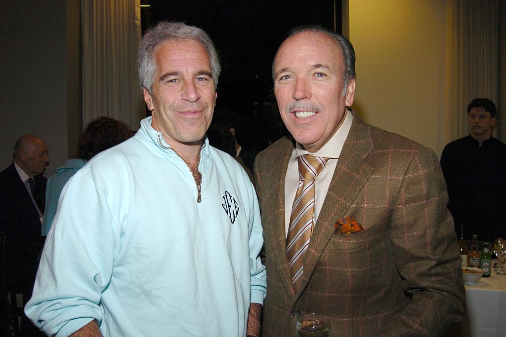Jeffrey Epstein and Pepe Fanjul in New York, New York on September 28, 2005. (Joe Schildhorn/Patrick McMullan via Getty Images)