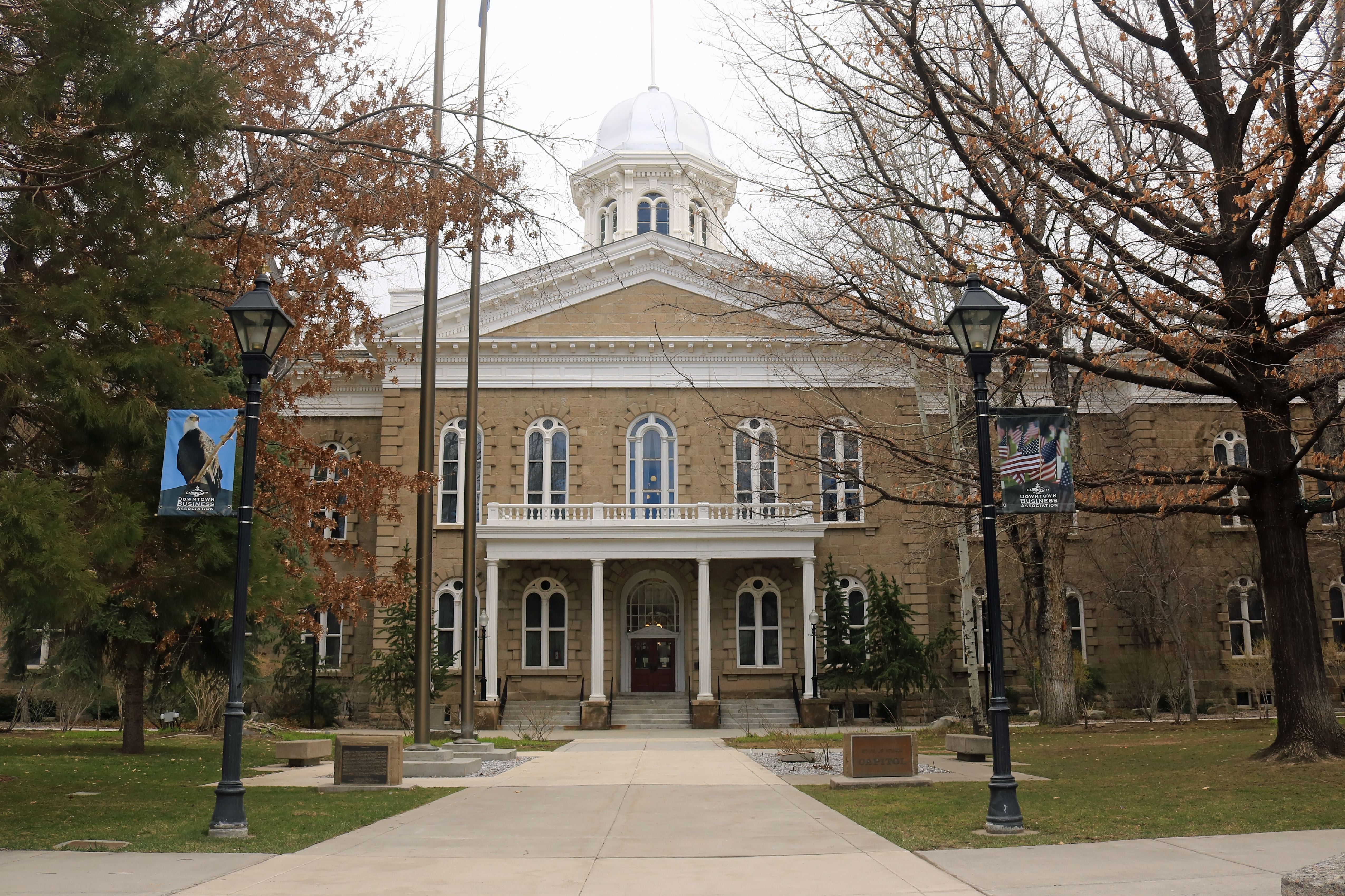 Nevada state capitol building in the state capital Carson City Nevada. (Credit: Education Images/UIG via Getty Images)
