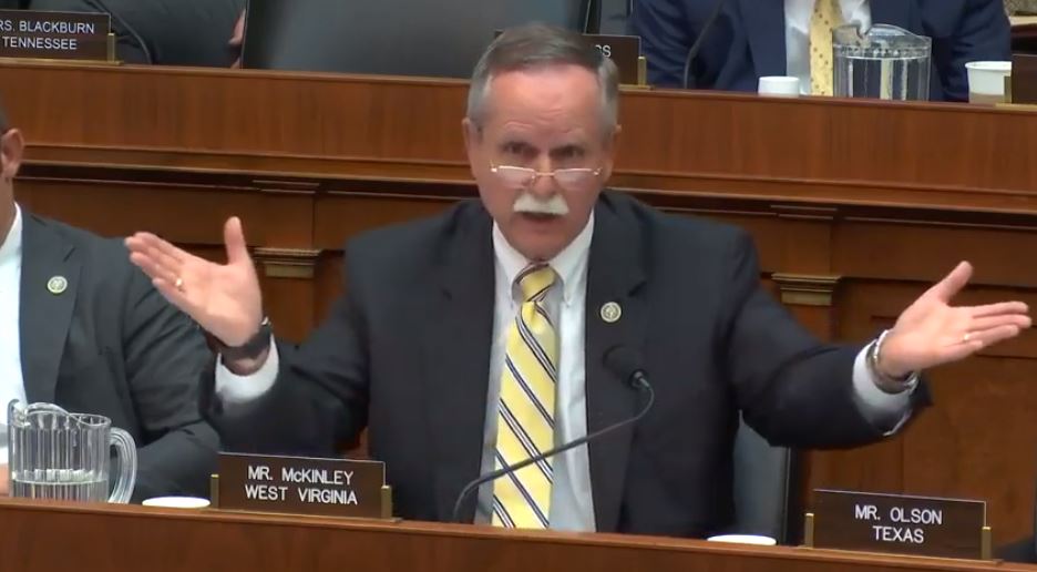 Rep. David McKinley (R-WV). Source: Rep. David McKinley/screenshot