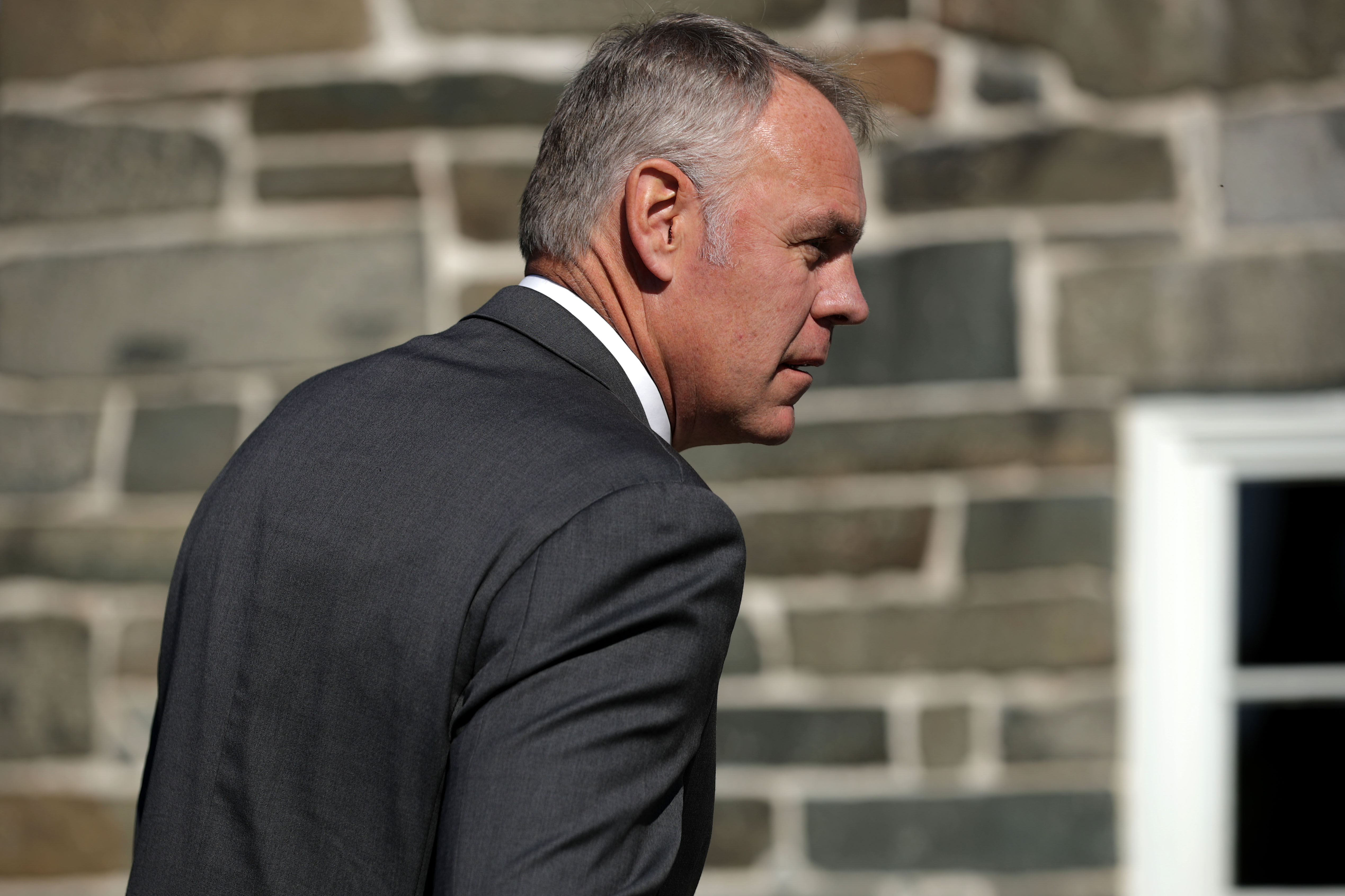 U.S. Interior Secretary Ryan Zinke plans to leave his position at the end of December 2018. CREDIT: Chip Somodevilla/Getty Images