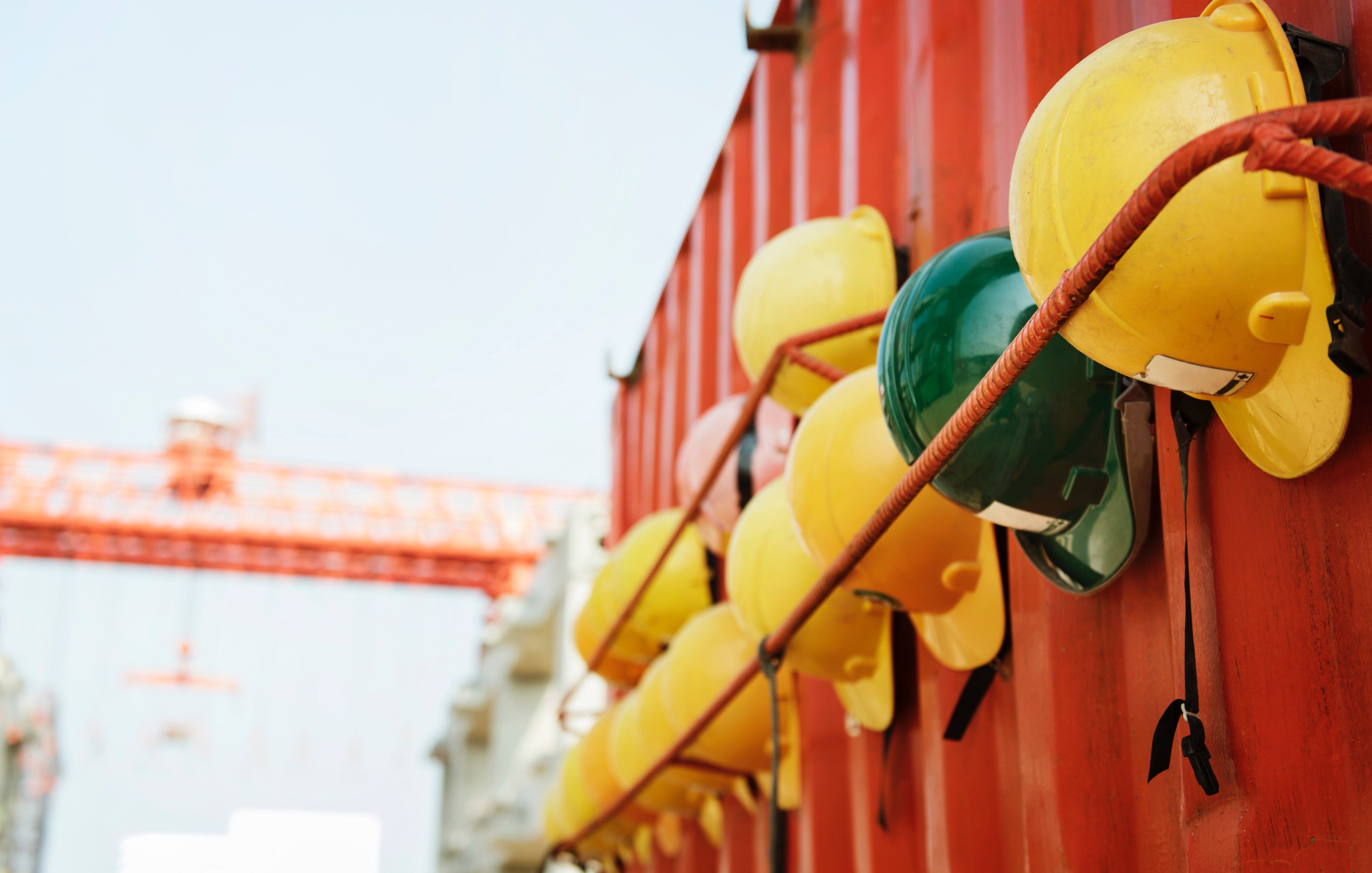Hard hats. Credit: Pexels