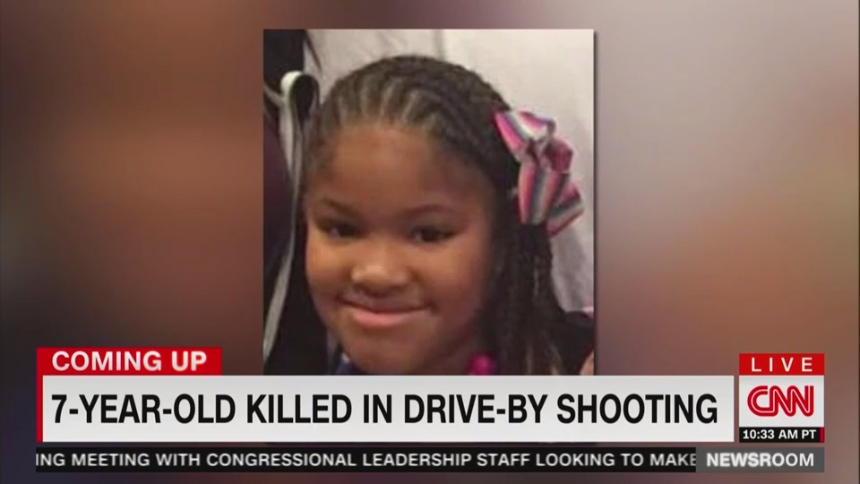 Jazmine Barnes was killed in a drive-by shooting. (CNN screengrab)