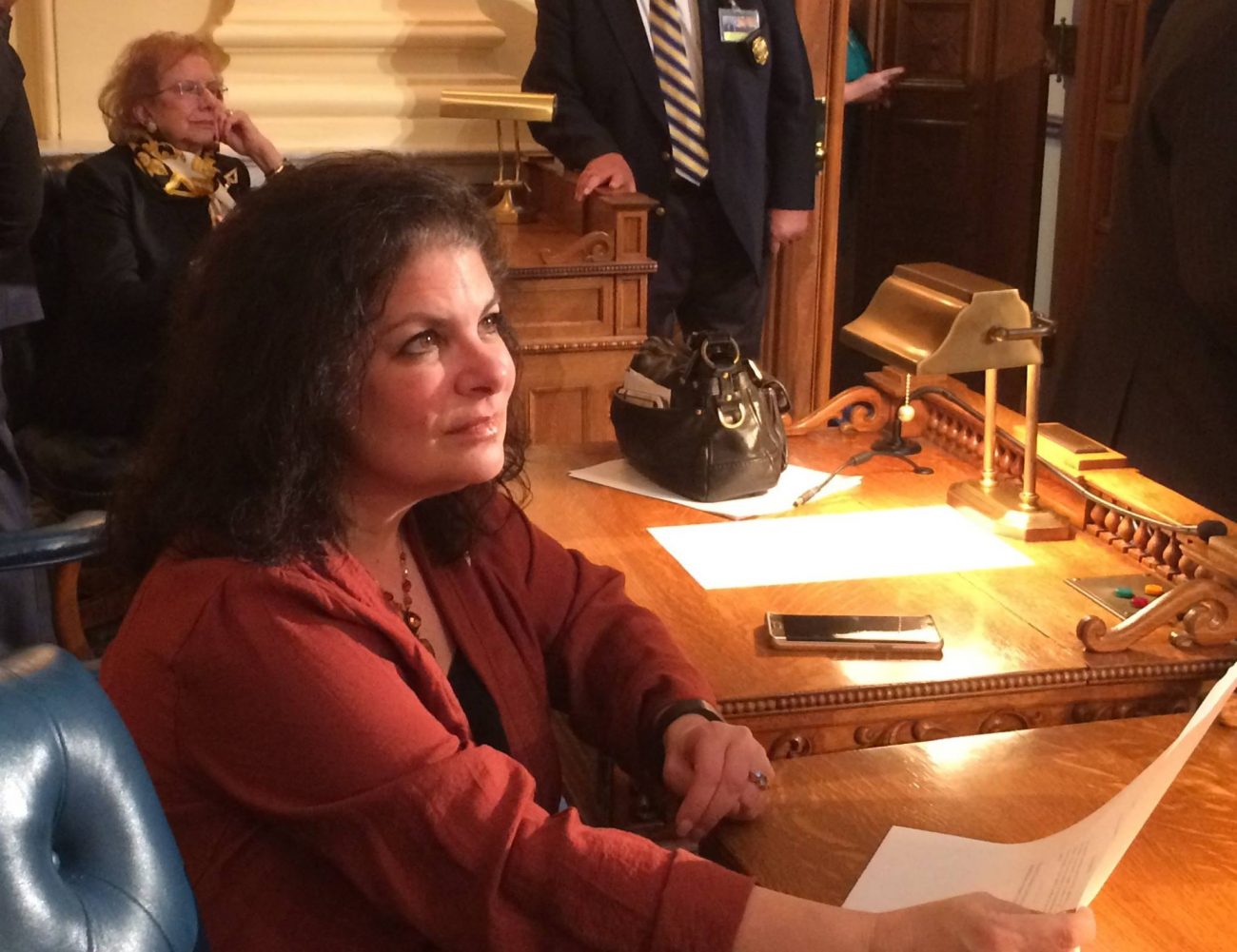 New Jersey state Sen. Dawn Marie Addiego, now a Democrat, in 2016.