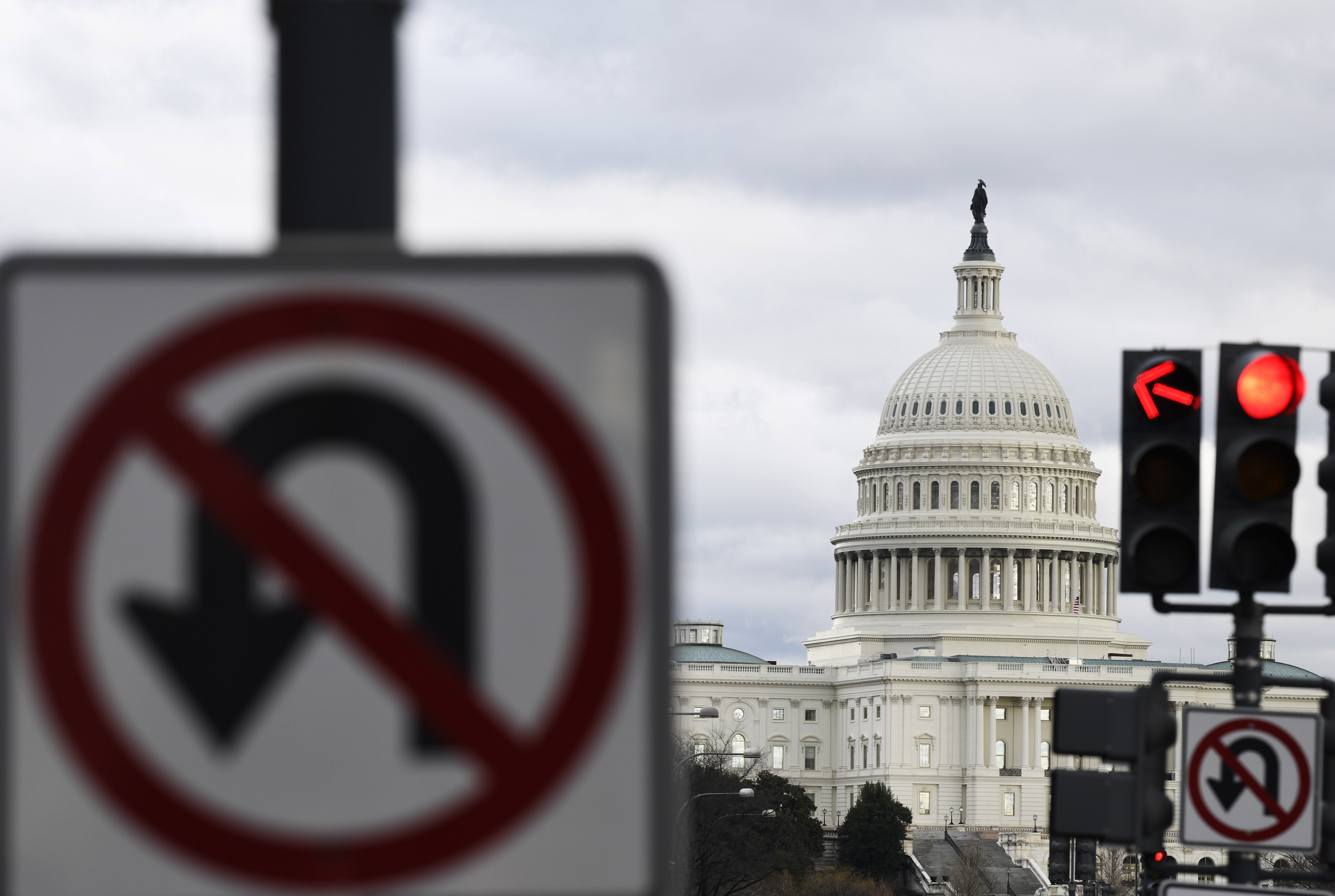 Capitol Hill in Washington D.C., the United States, on Jan. 24, 2019. CREDIT: Xinhua/Liu Jie via Getty Images